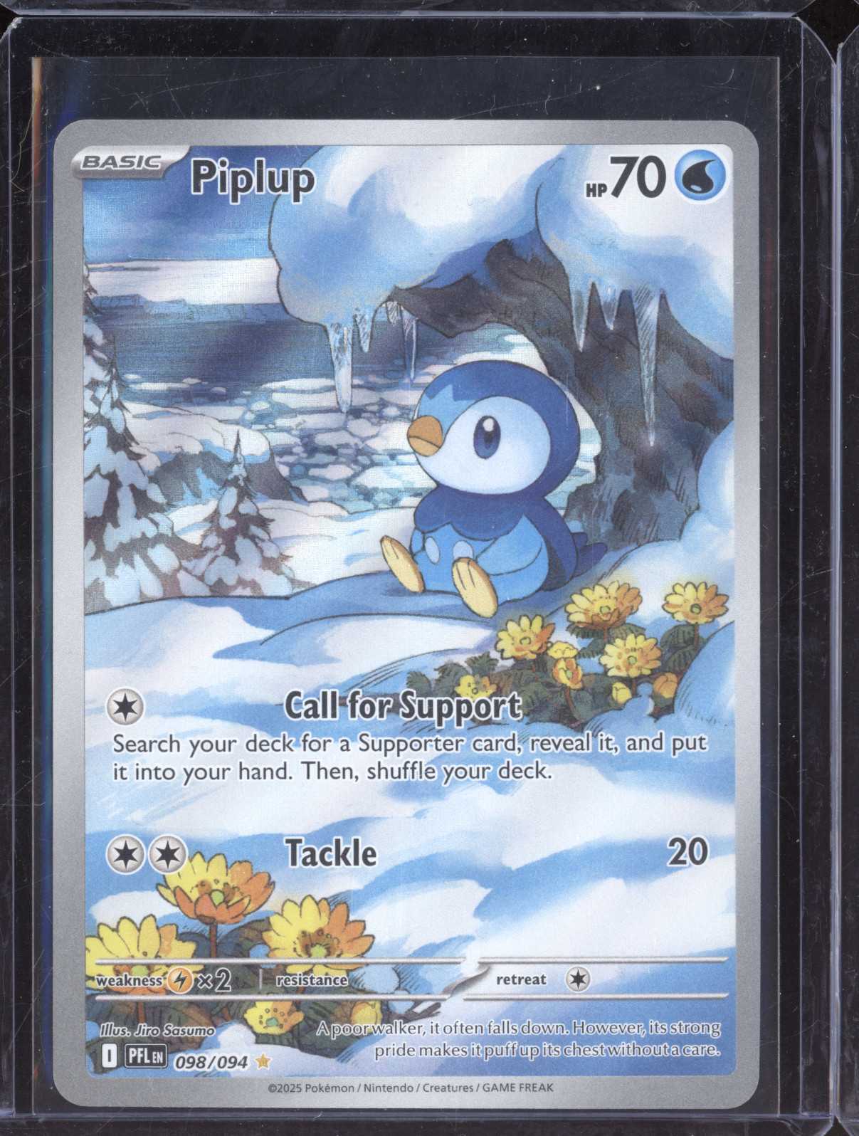 2025 Pokemon #098 Piplup — front