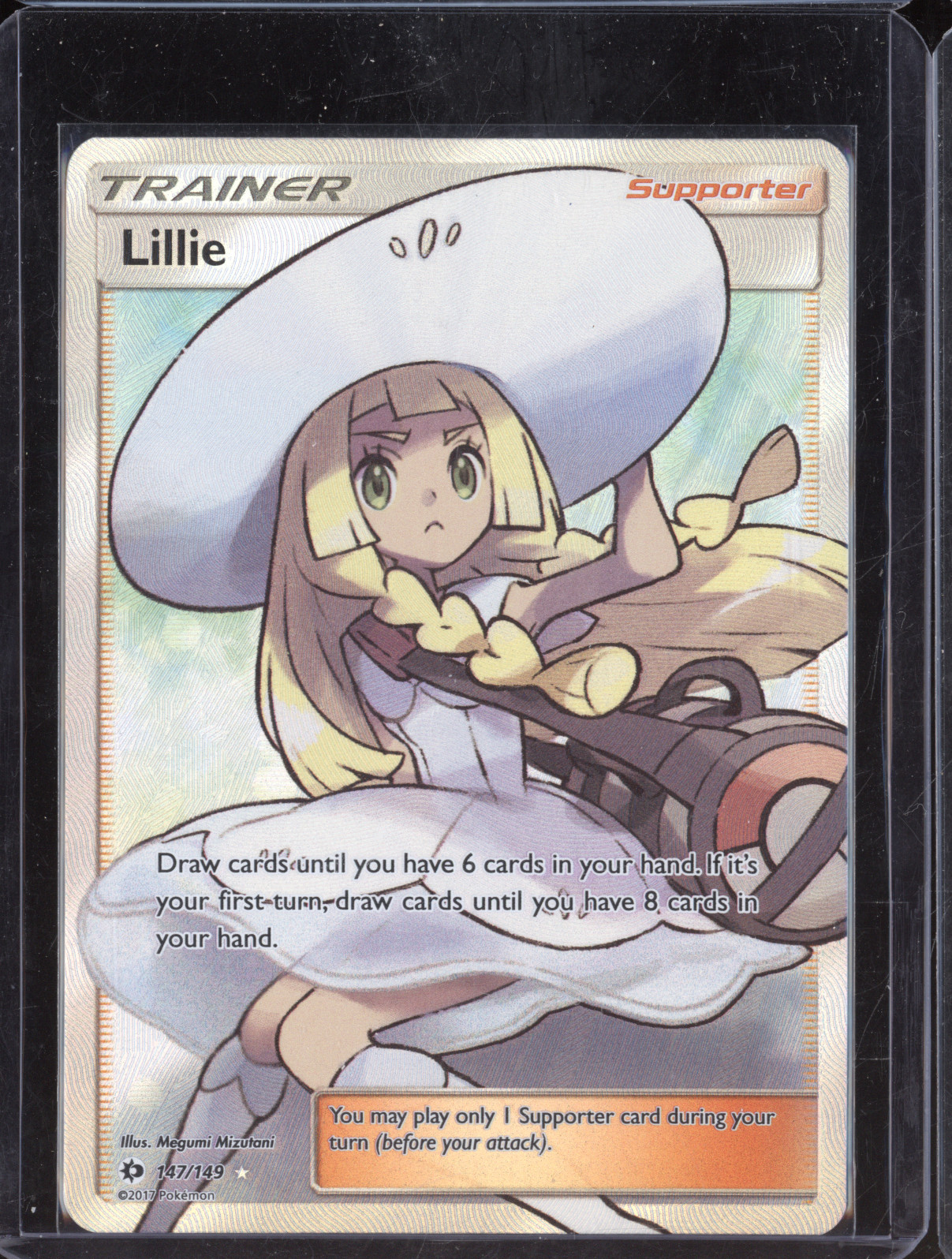 2017 Pokémon Sun & Moon #147 Lillie — front