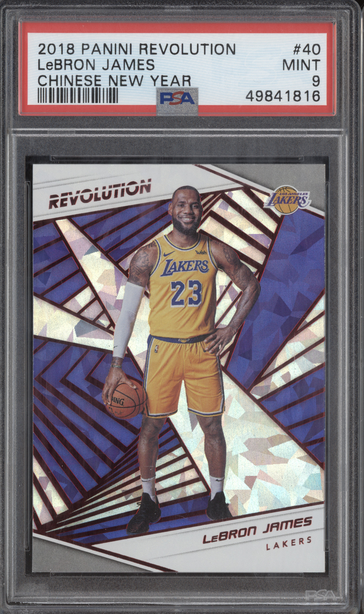 2018 Panini Revolution #40 LeBron James — front