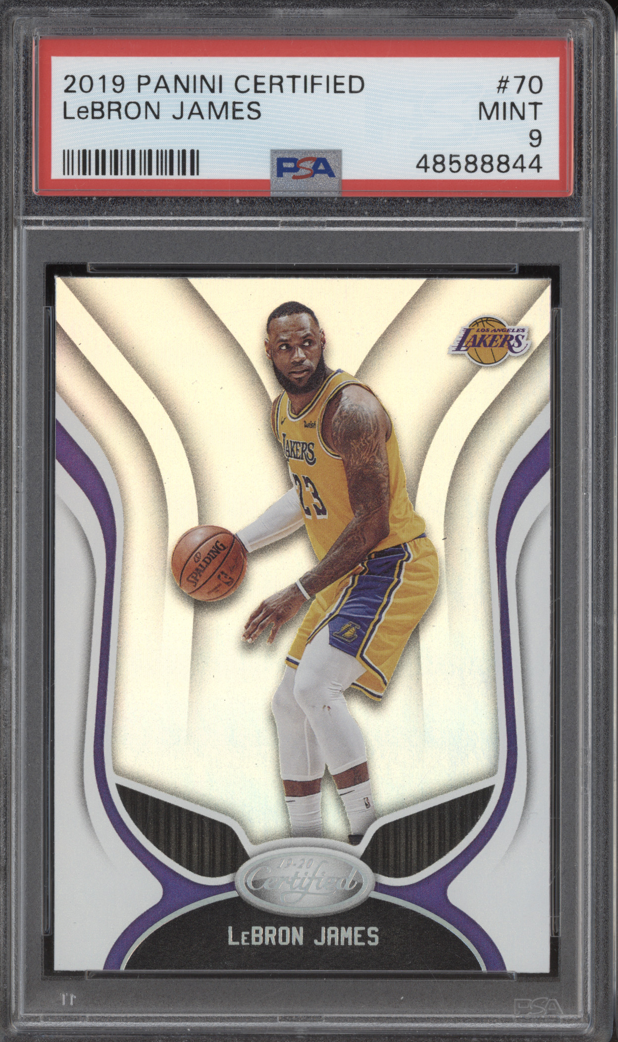 2019 Panini Certified #70 LeBron James — front