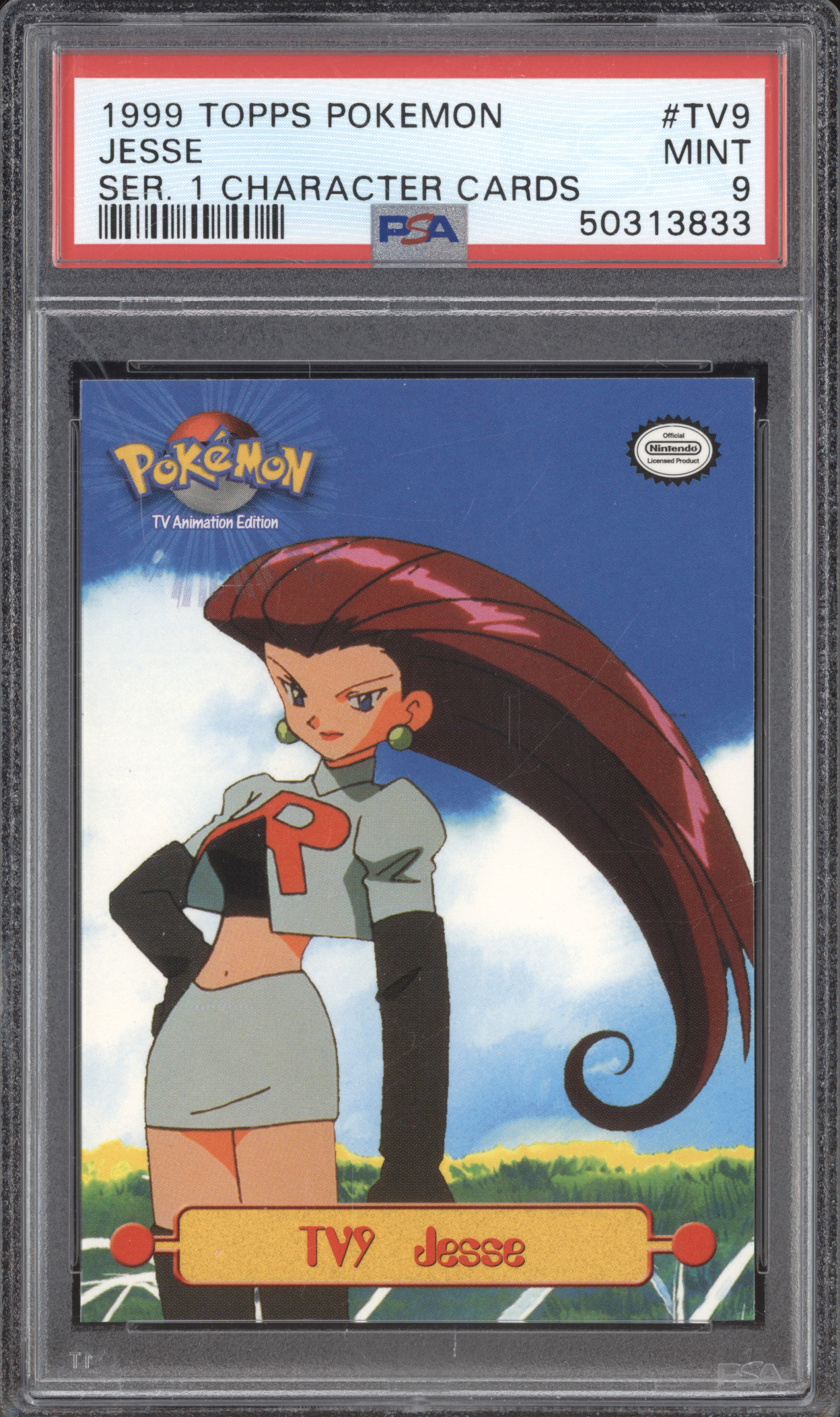 1999 Topps Pokemon #TV9 Jesse — front