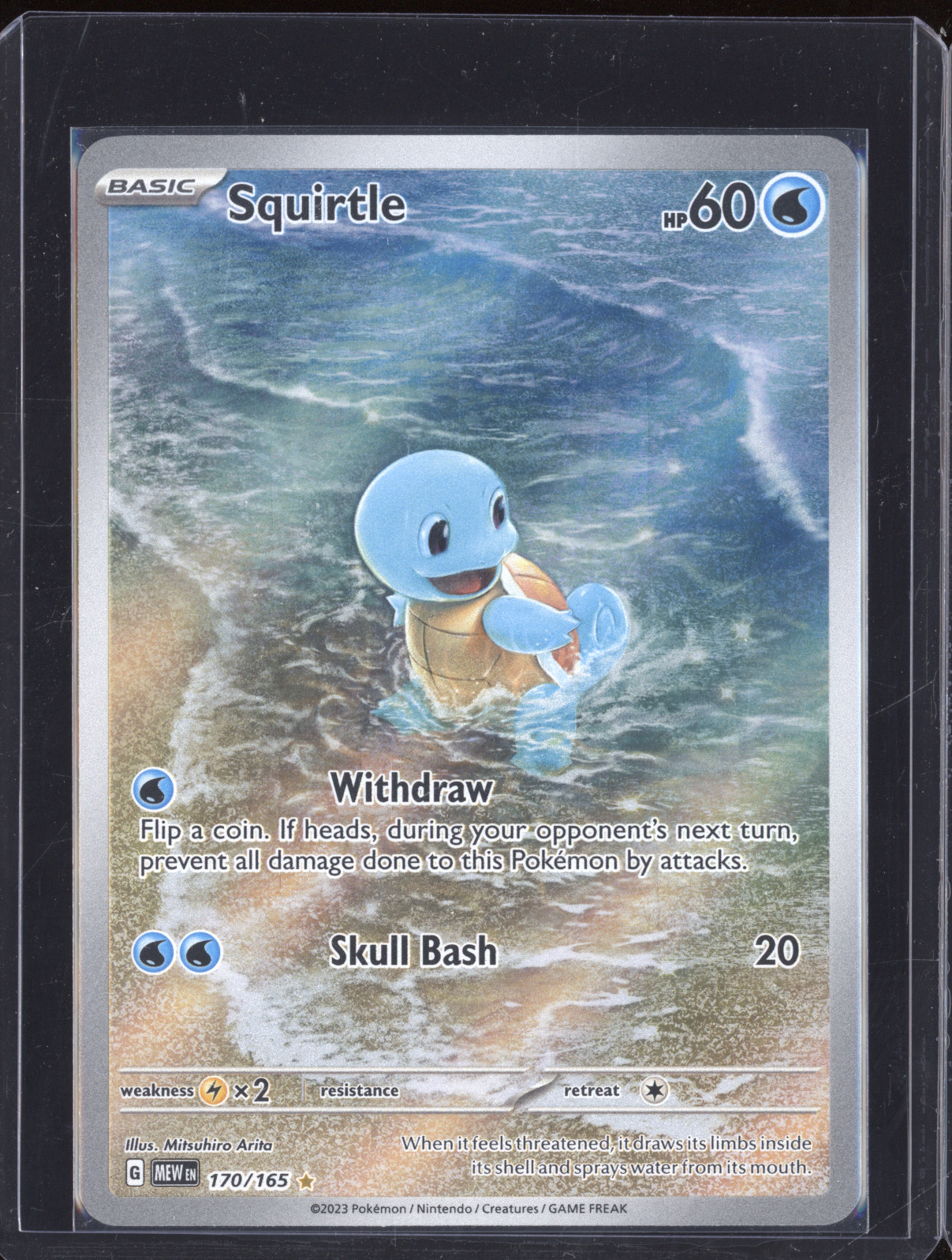 2023 Pokémon Scarlet & Violet 151 #170 Squirtle — front