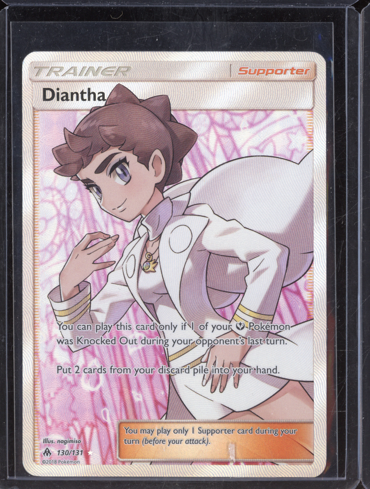 2018 Pokémon Forbidden Light #130 Diantha — front