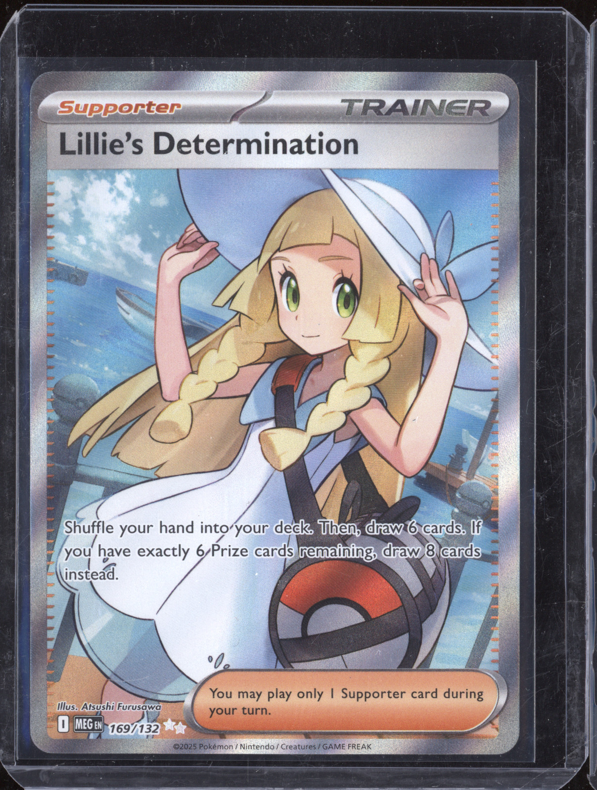 2025 Pokemon Mega Evolution #169 Lillie’s Determination — front