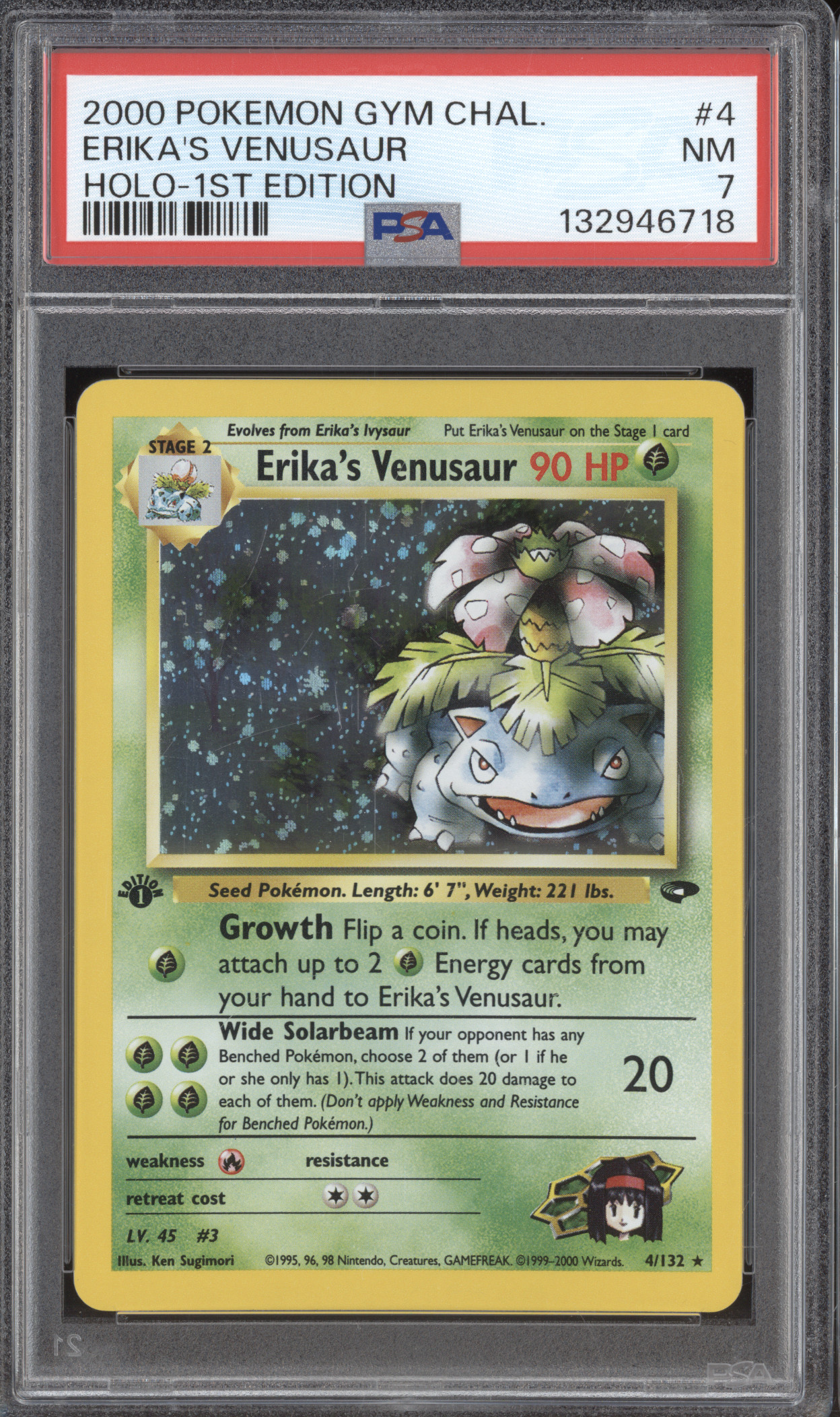 2000 Pokemon Gym Challenge #4 Erika's Venusaur — front