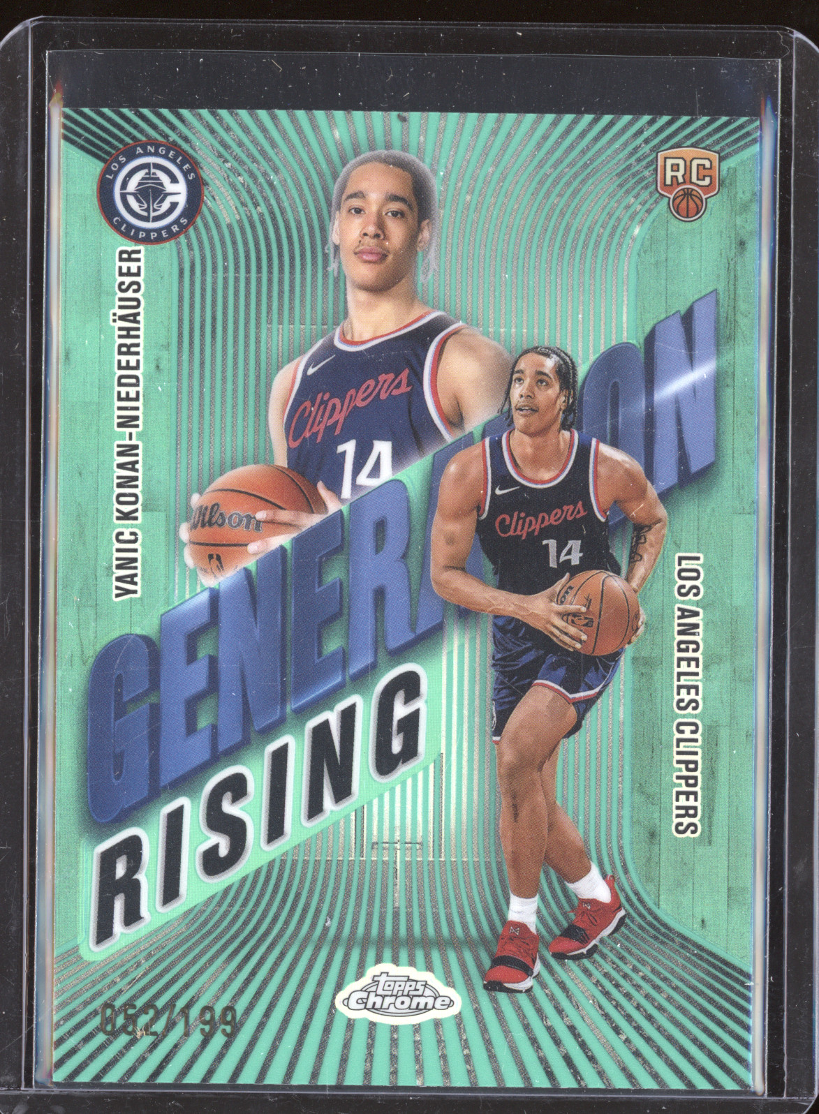2025-26 Topps Chrome #GR-20 Yanic Konan Niederhäuser Generation Rising — front