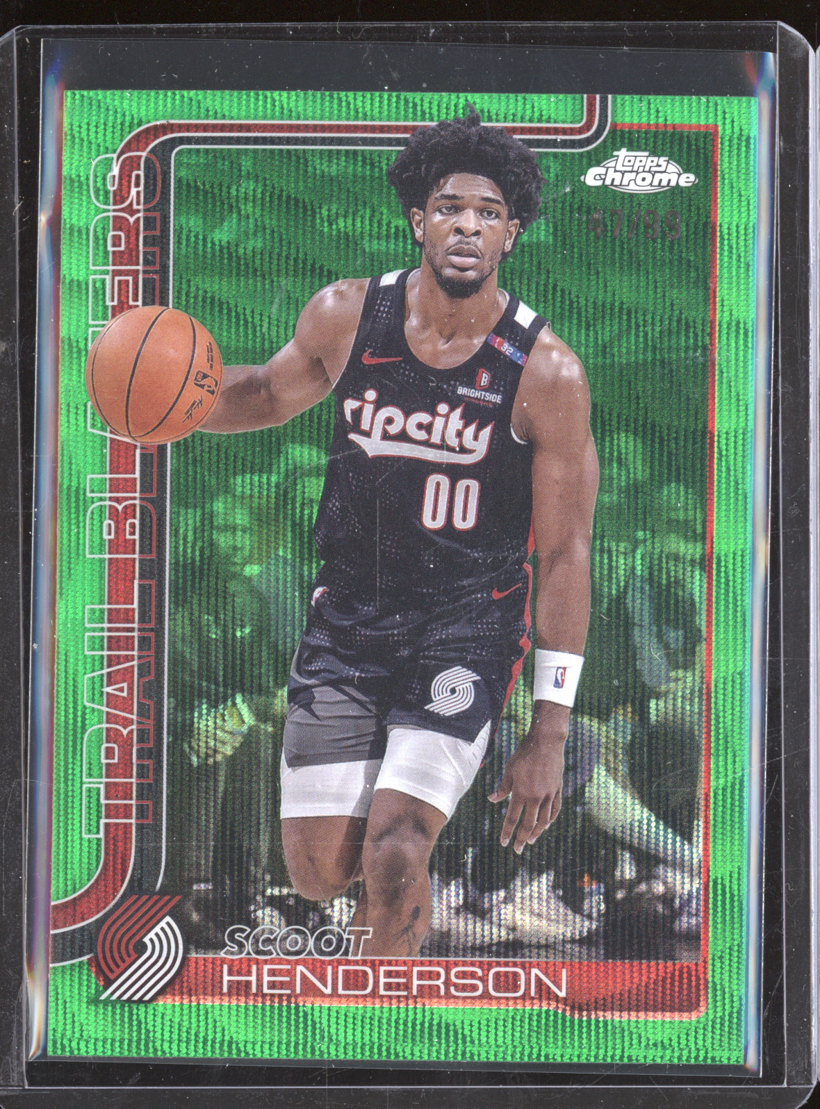 2025-26 Topps Chrome #166 Scoot Henderson — front
