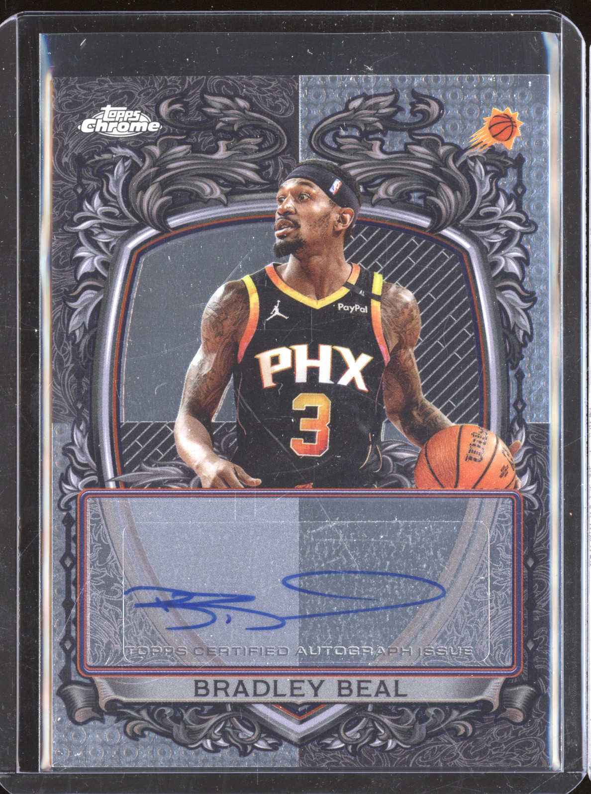 2025-26 Topps Chrome #SS-BB Bradley Beal Signature Style Auto — front