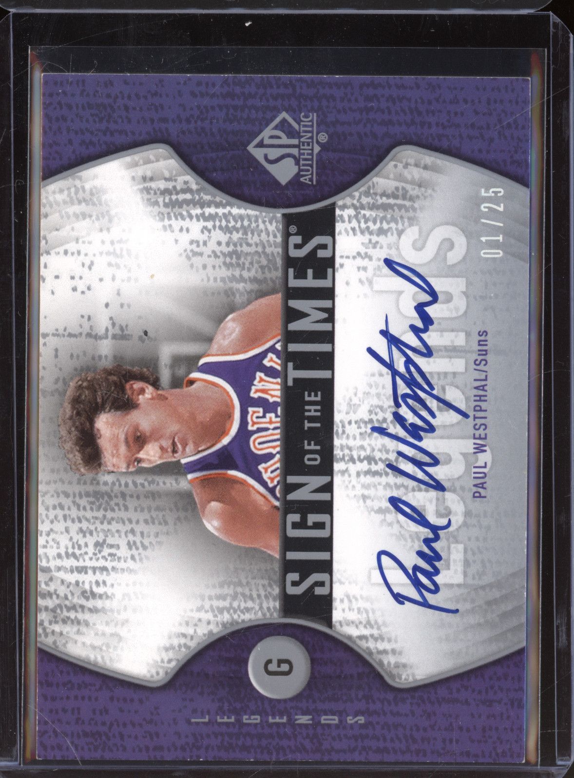 2006-07 SP Authentic Sign of the Times #SOT-PS Paul Westphal — front