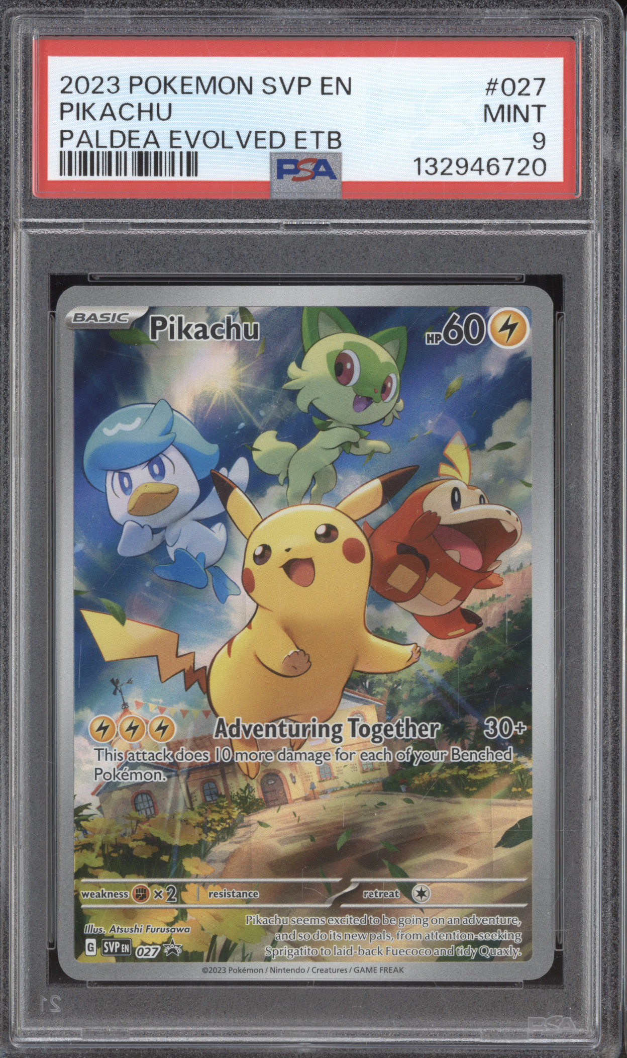 2023 Pokemon SVP #027 Pikachu — front