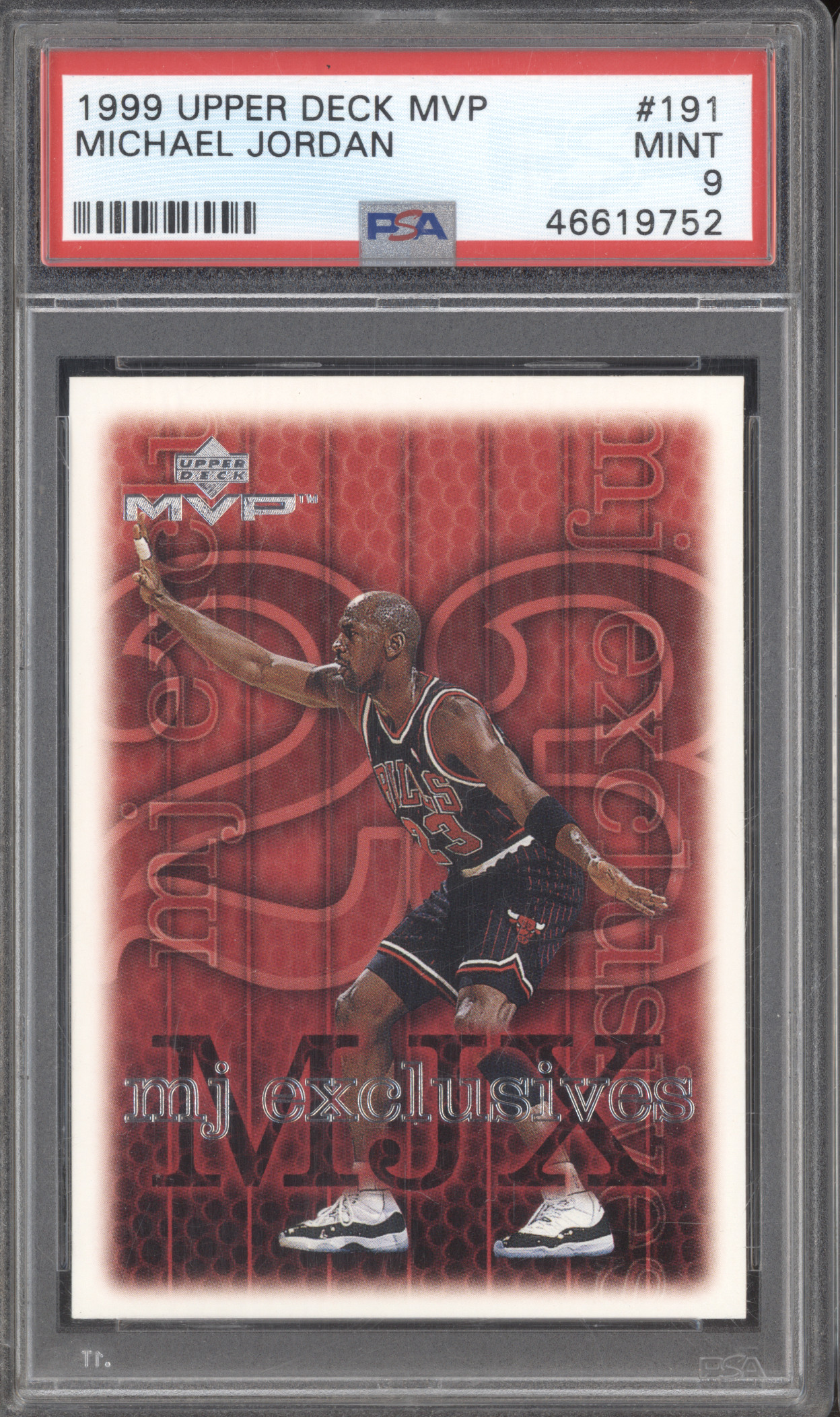 1999 Upper Deck MVP #191 Michael Jordan — front