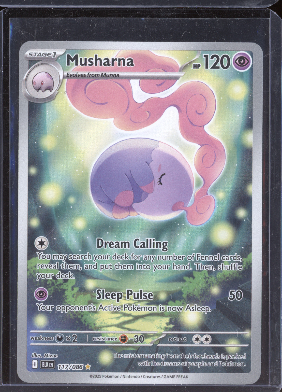 2025 Pokémon SV: Black Bolt #117 Musharna — front