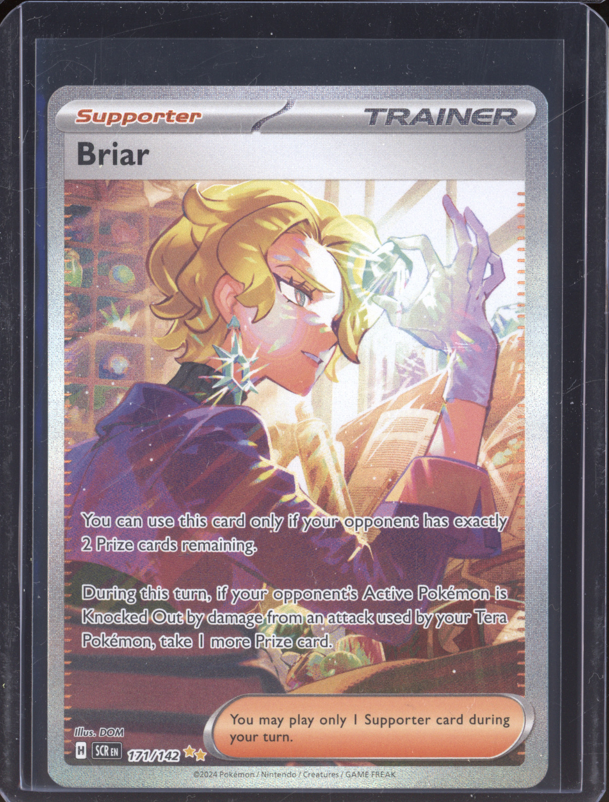 2024 Pokemon SV07: Stellar Crown #171 Briar — front