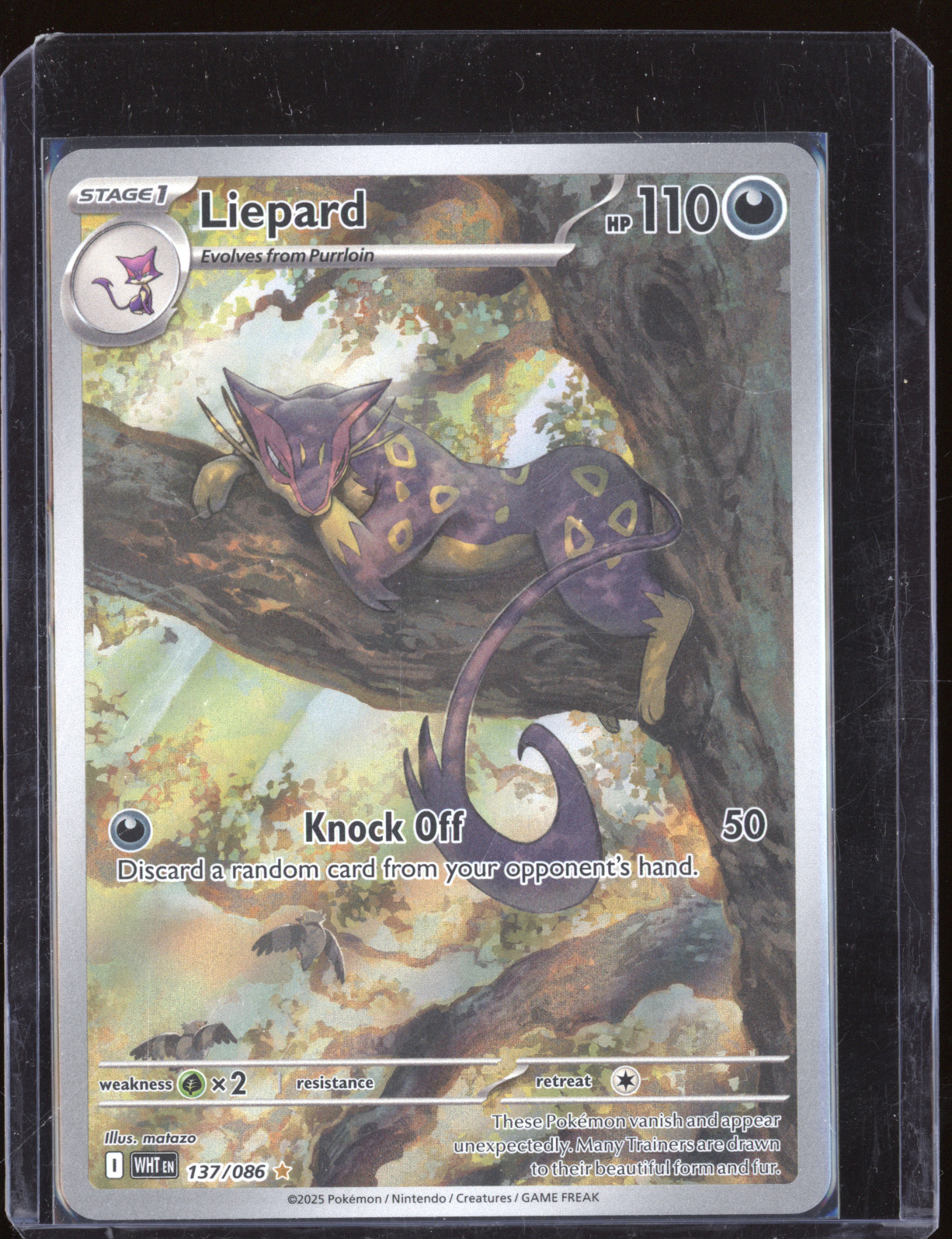 2025 Pokémon #137 Liepard — front