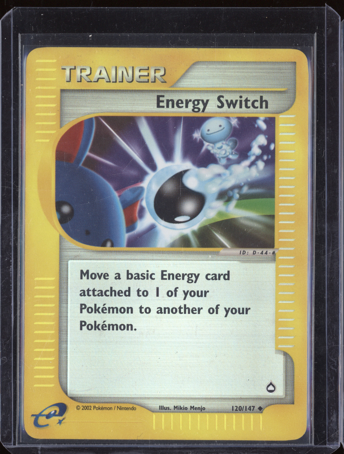 2002 Pokemon Aquapolis #120 Energy Switch — front