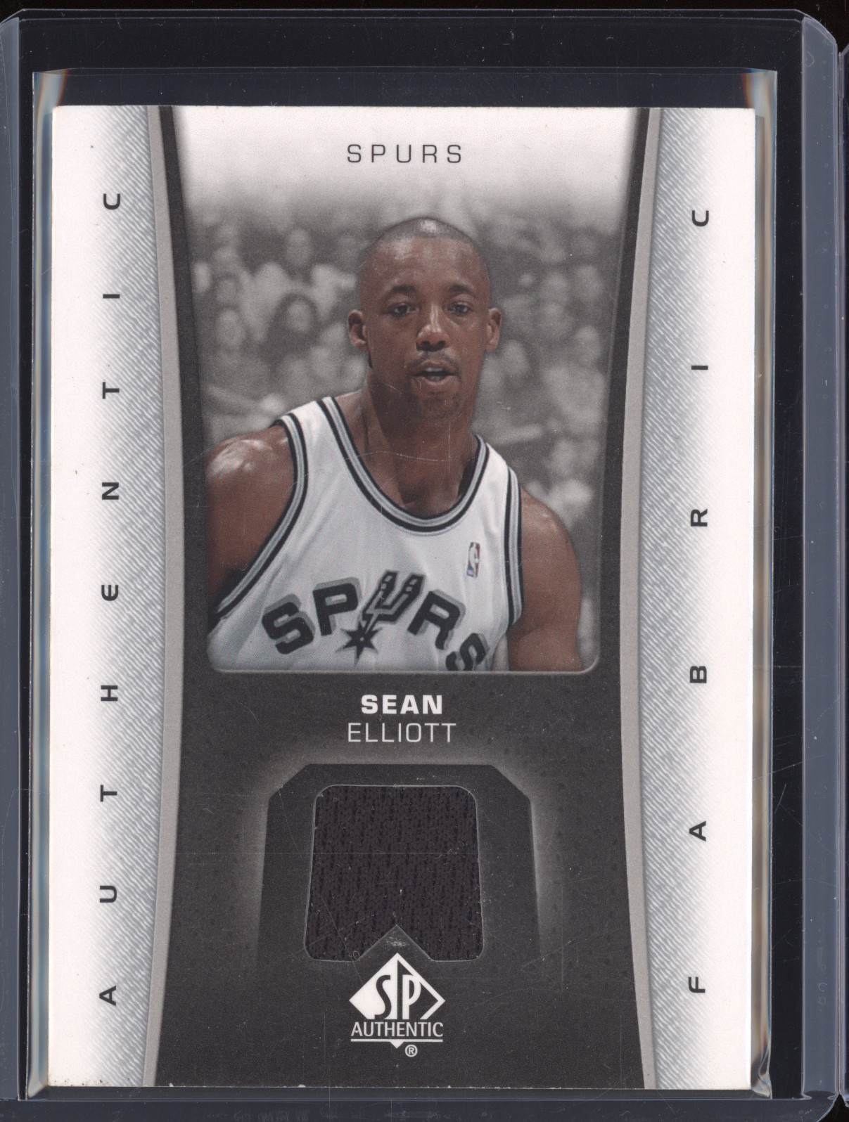 2006-07 Upper Deck SP Authentic Fabric #AF-SE Sean Elliott — front