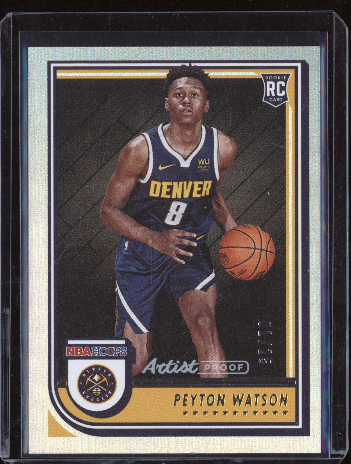 2022-23 Panini NBA Hoops #275 Peyton Watson — front