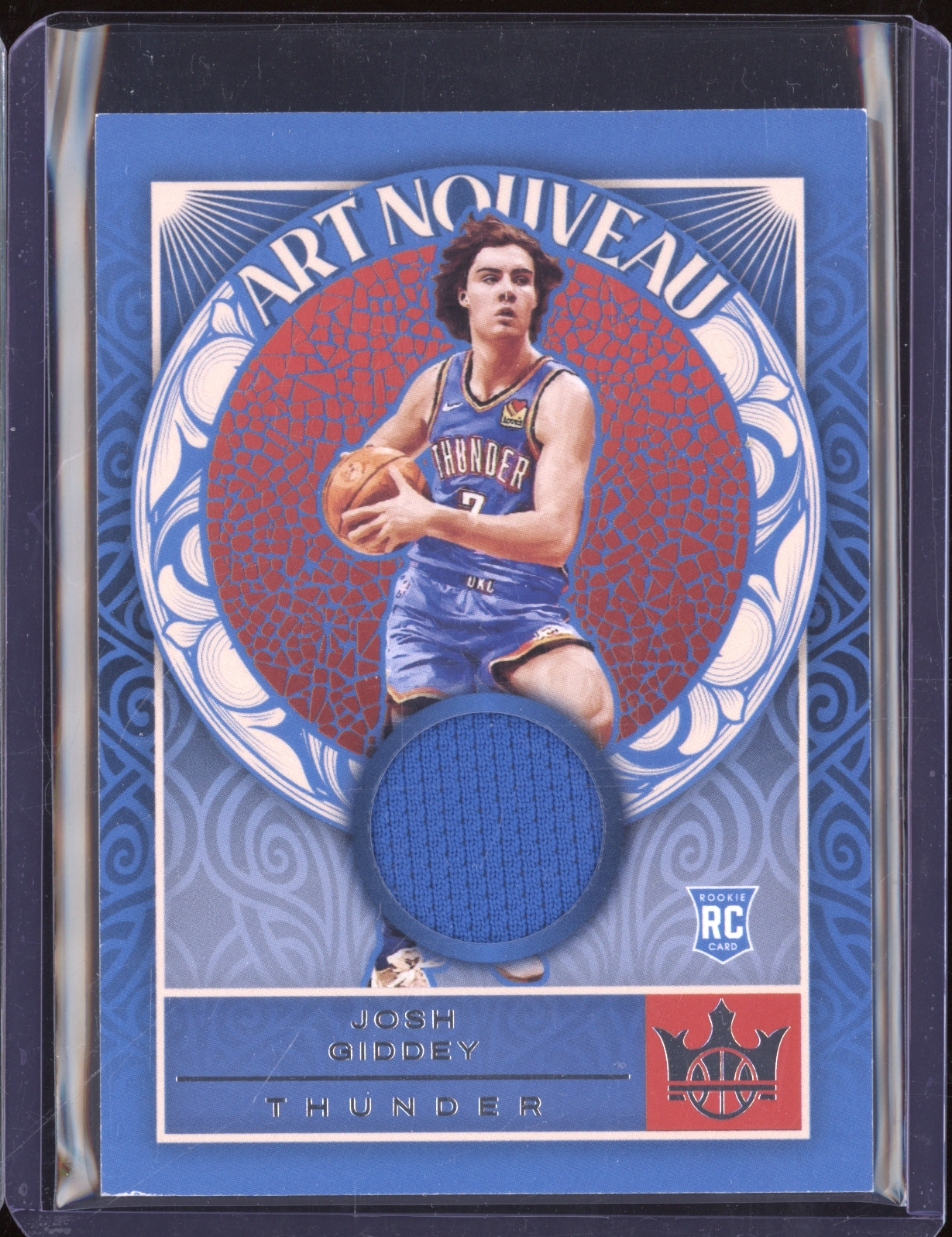 2021-22 Panini Court Kings Art Nouveau #AN-JGI Josh Giddey — front