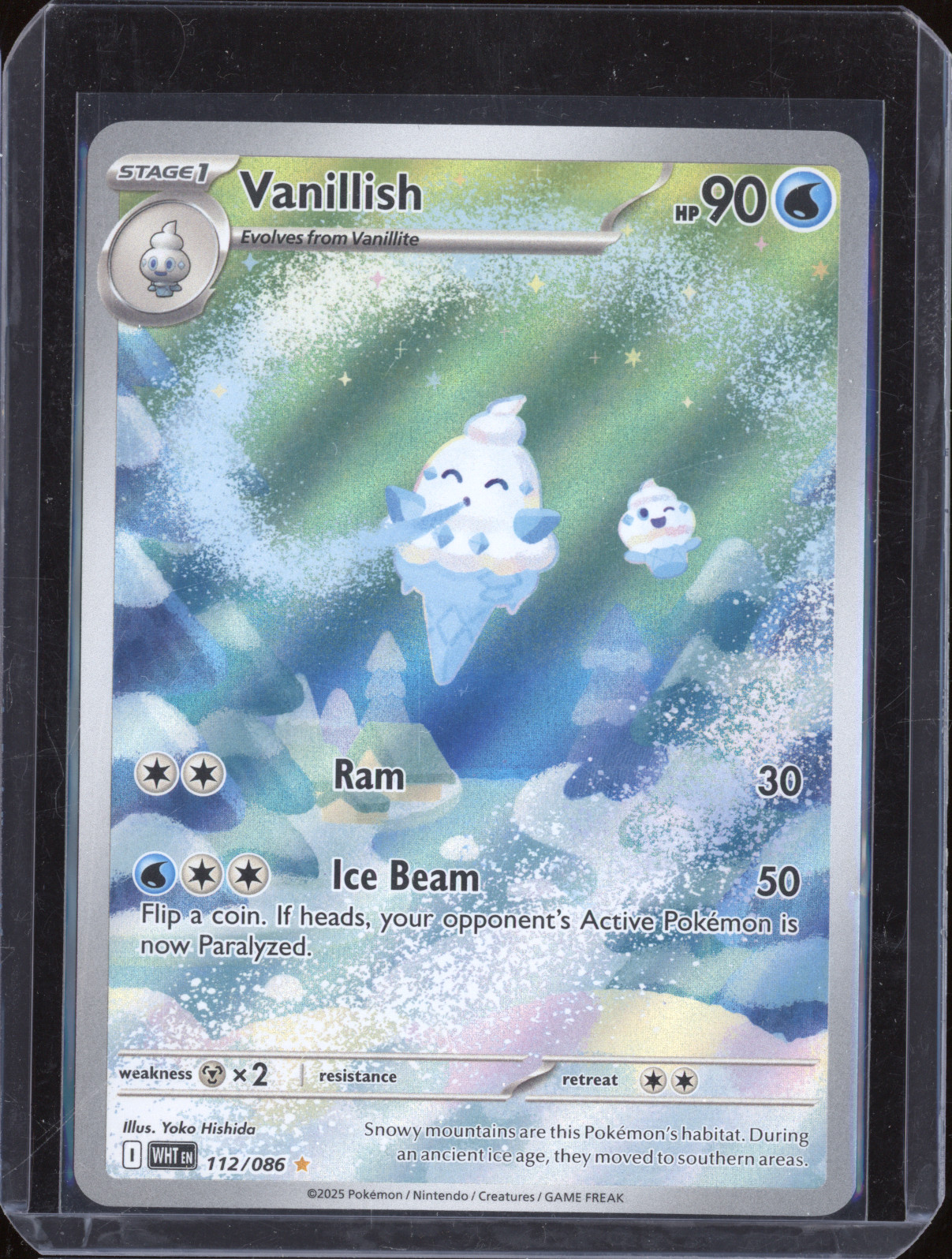 2025 Pokémon Scarlet & Violet #112 Vanillish — front