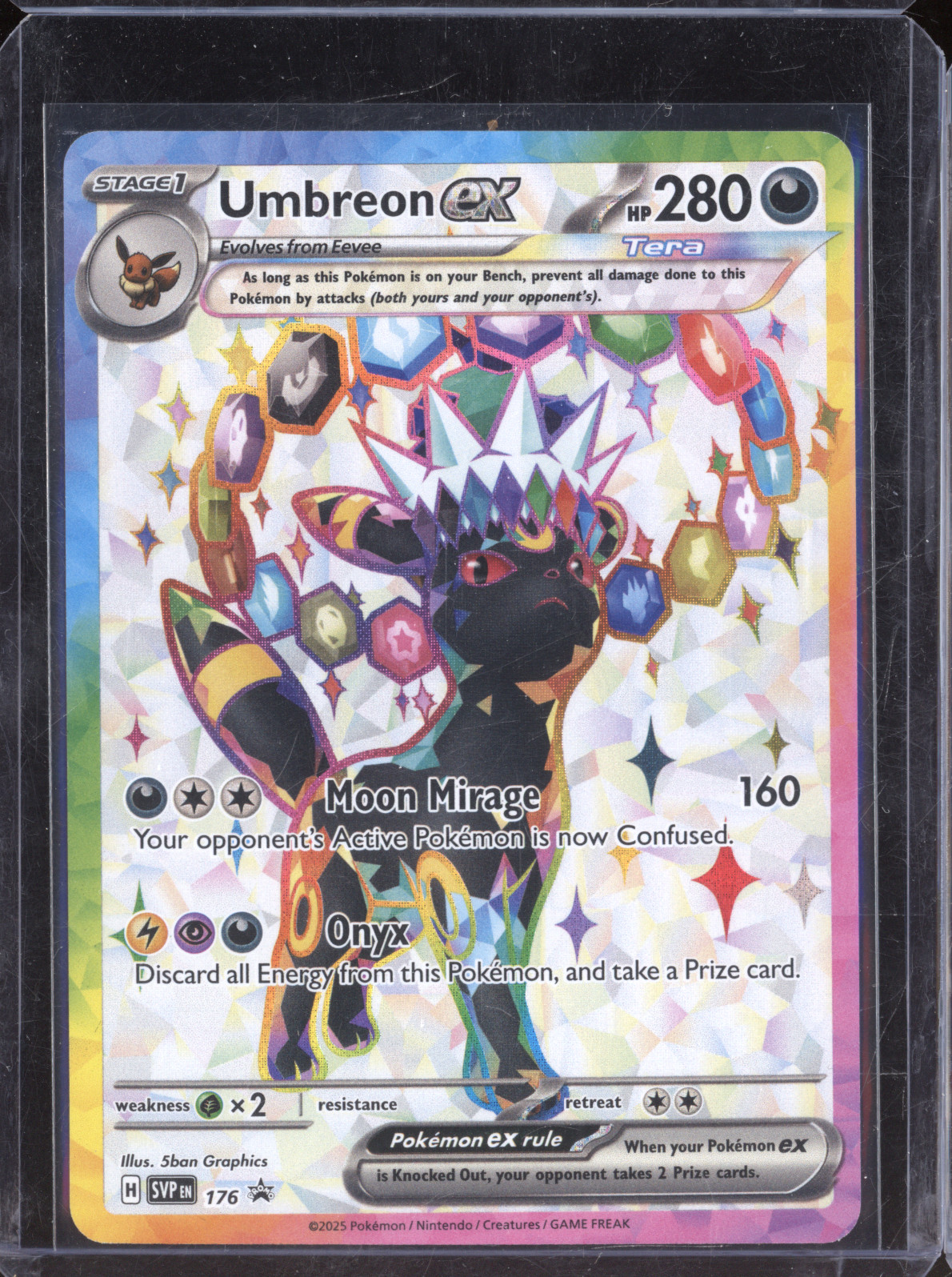 2025 Pokémon SV: Scarlet & Violet Promo Cards #176 Umbreon ex — front