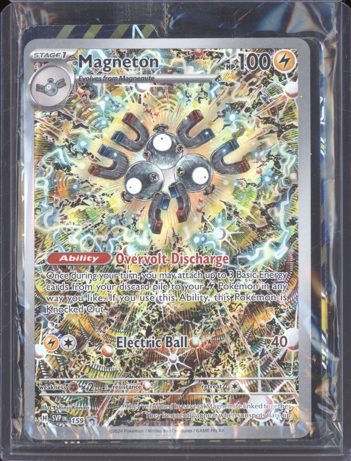 2024 Pokemon SV Black Star Promo #159 Magneton — front