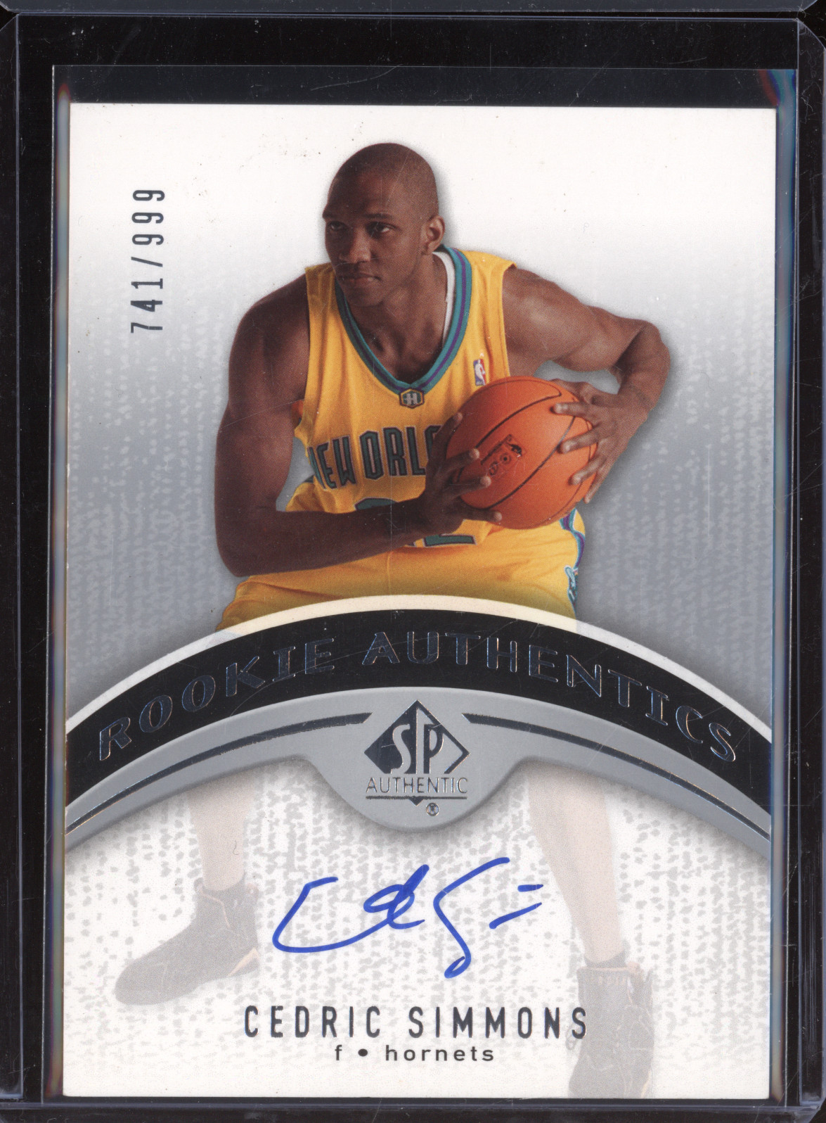 2006-07 SP Authentic Rookie Authentics #103 Cedric Simmons — front