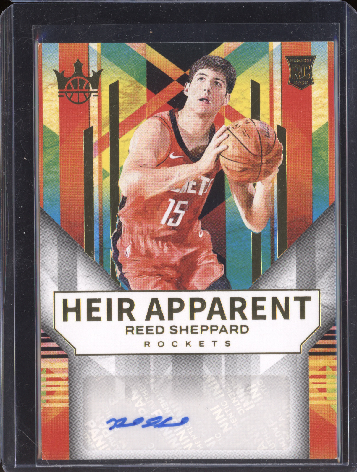 2024-25 Panini Court Kings Heir Apparent #HA-RSH Reed Sheppard — front