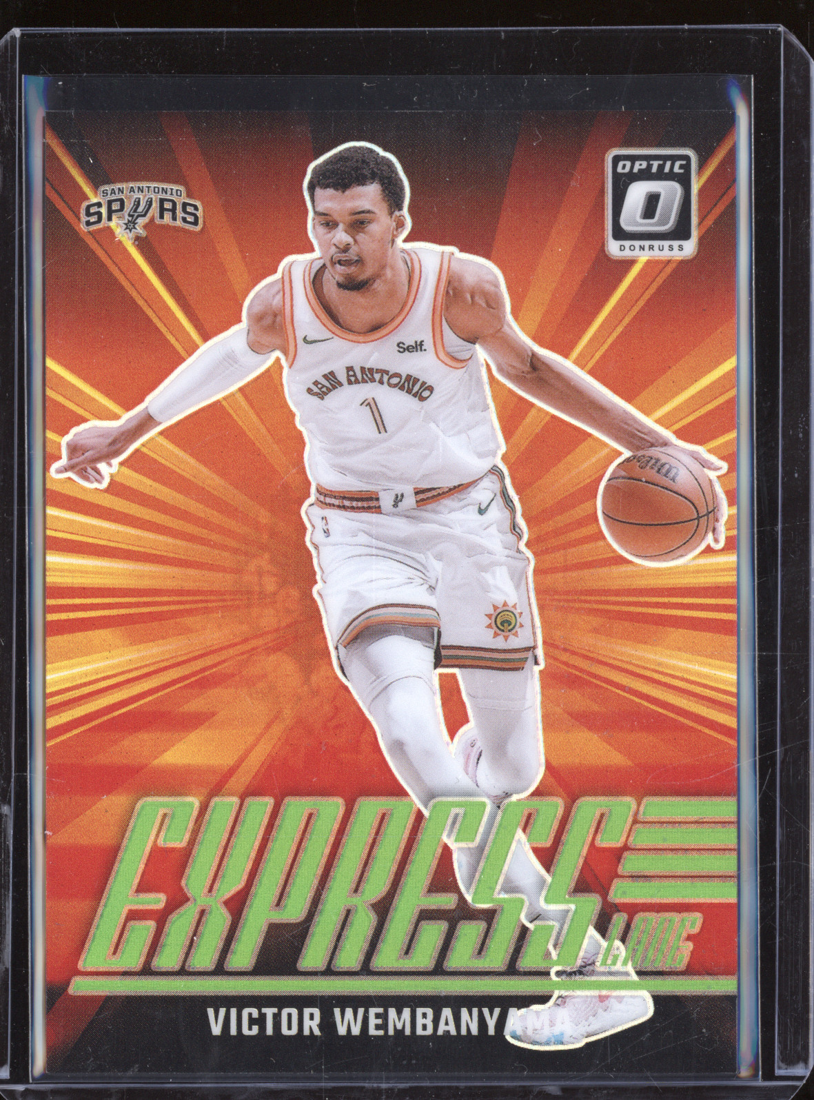 2024-25 Panini Donruss Optic #19 Victor Wembanyama Express Lane — front