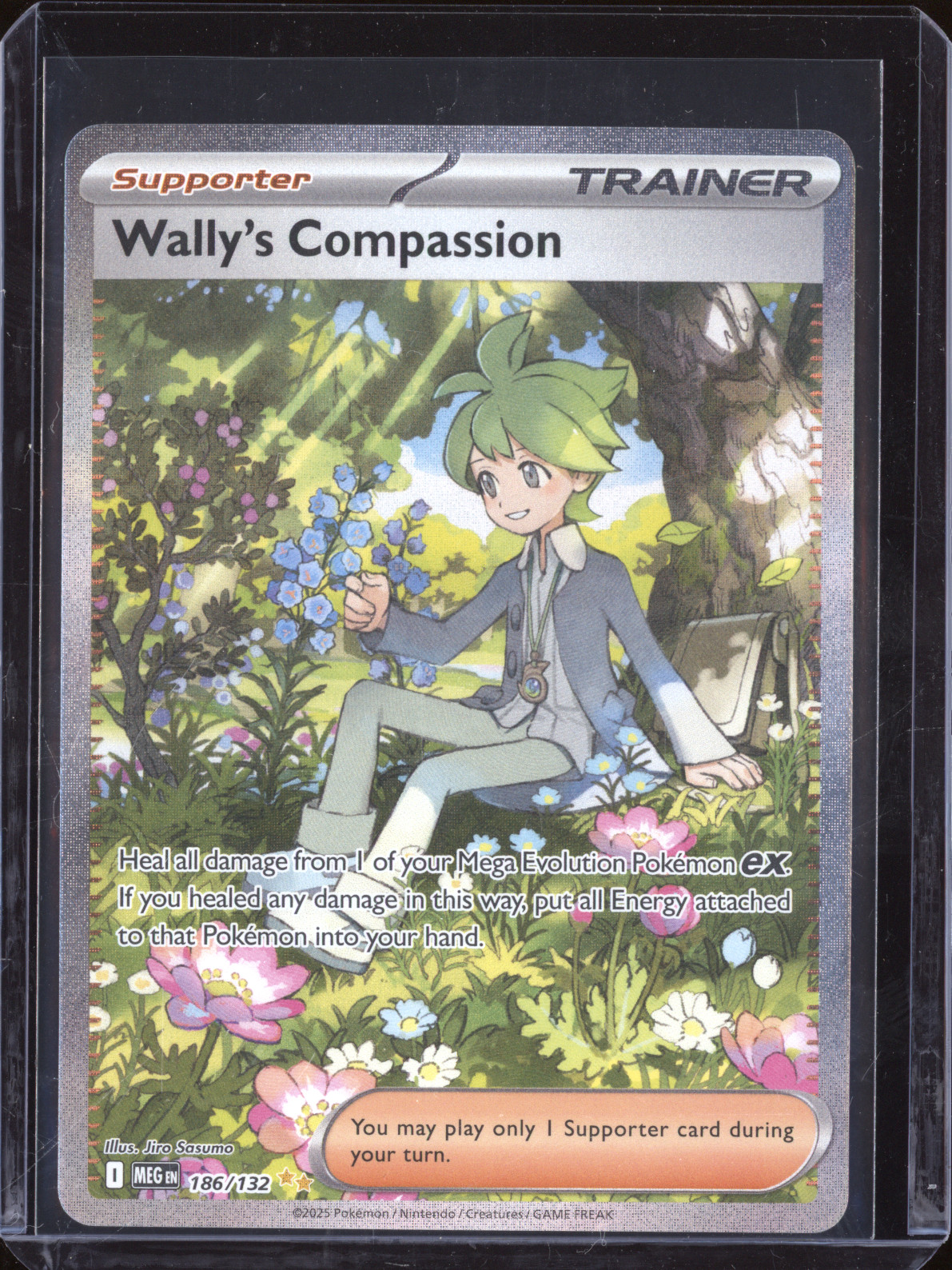 2025 Pokemon Mega Evolution Special Illustration Rare #186 Wally's Compassion — front