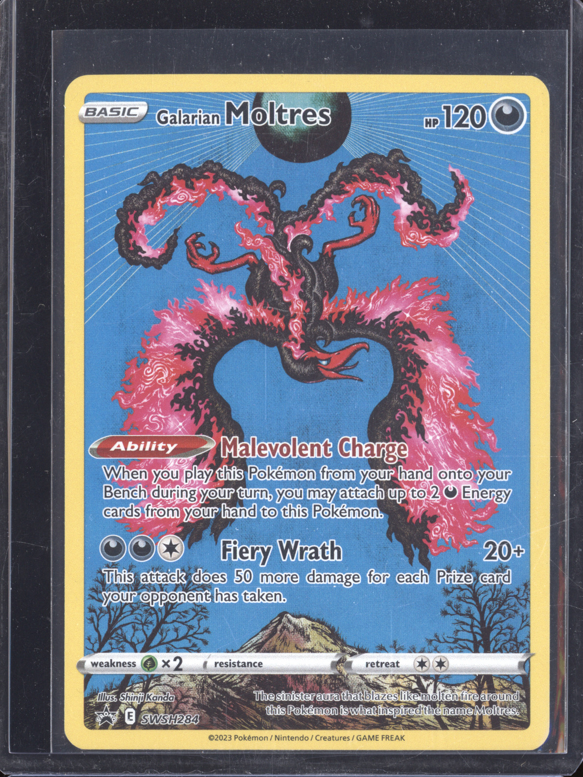 2023 Pokémon SWSH284 Galarian Moltres — front