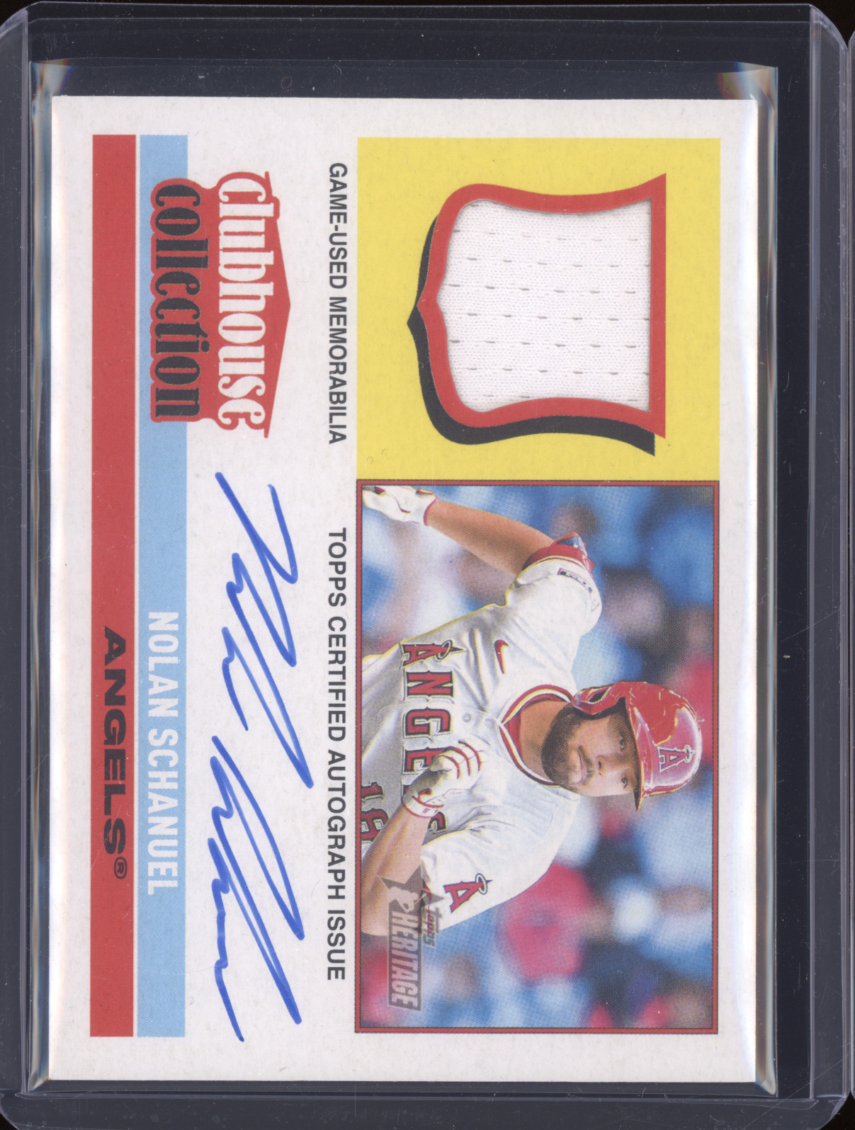 2025 Topps Heritage Clubhouse Collection #CCAR-NS Nolan Schanuel — front