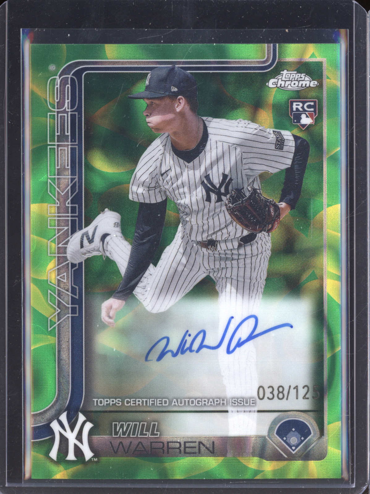 2025 Topps Chrome #RA-WWA Will Warren — front