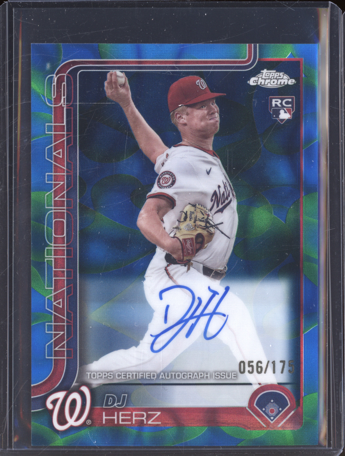 2025 Topps Chrome Update #270 DJ Herz — front