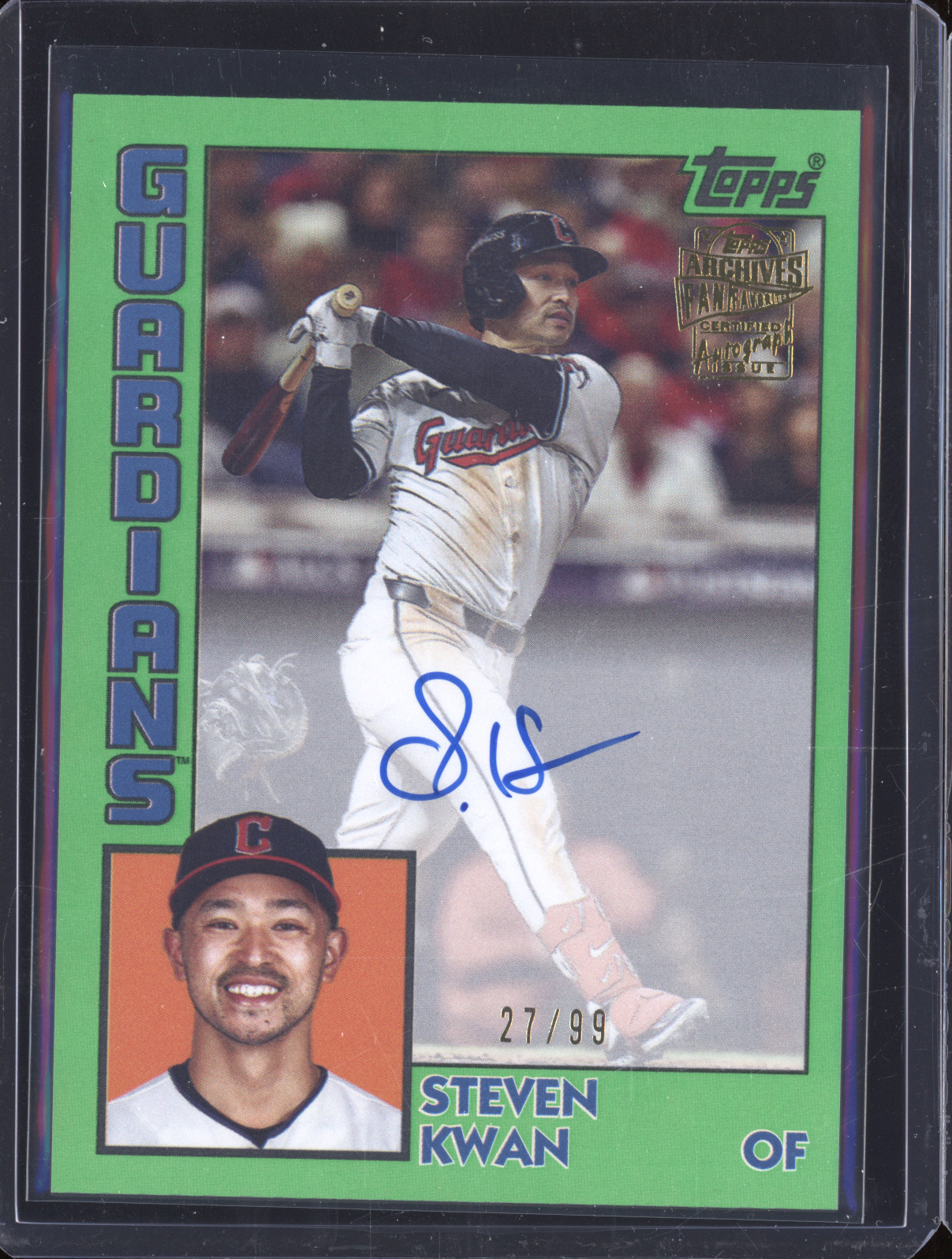 2025 Topps Archives Fan Favorites #84FFA-SK Steven Kwan — front