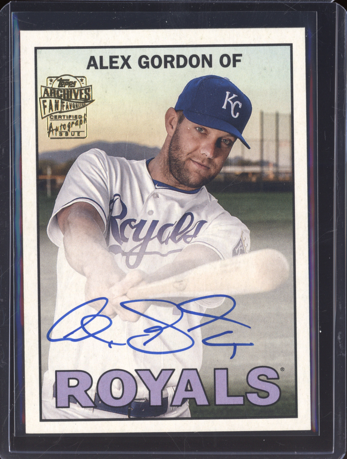 2025 Topps Archives #67FFA-AG Alex Gordon — front