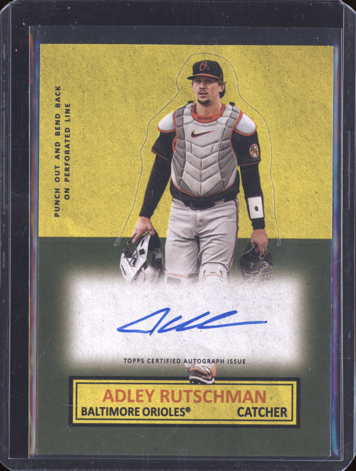 2025 Topps Archives Adley Rutschman 1964 Stand-Ups Auto #64SUA-AR Orioles — front