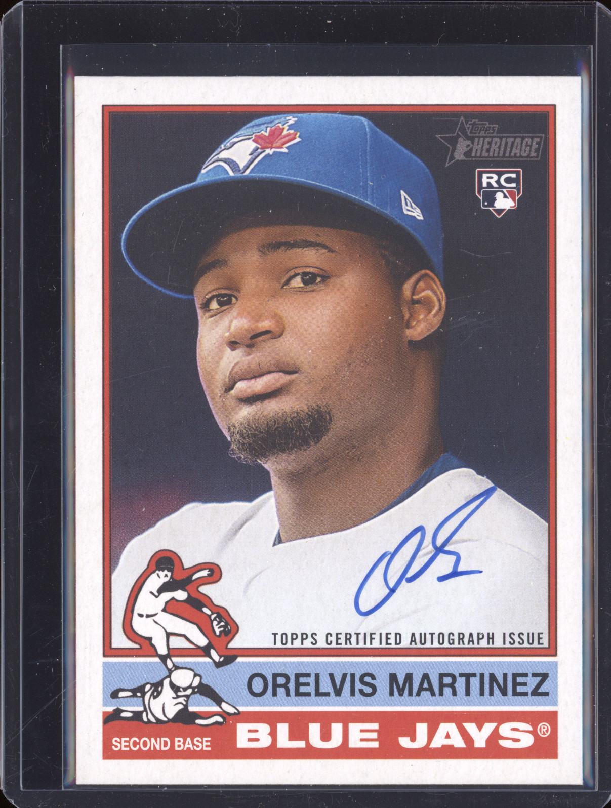 2025 Topps Heritage High Number #ROA-OM Orelvis Martinez Real One Autograph — front