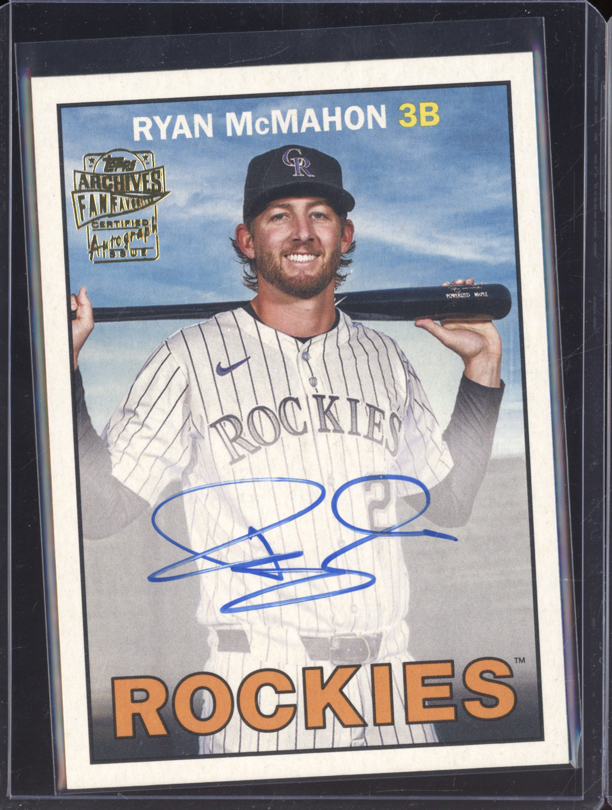 2025 Topps Archives #67FFA-RM Ryan McMahon 1967 Topps Fan Favorites Autographs — front