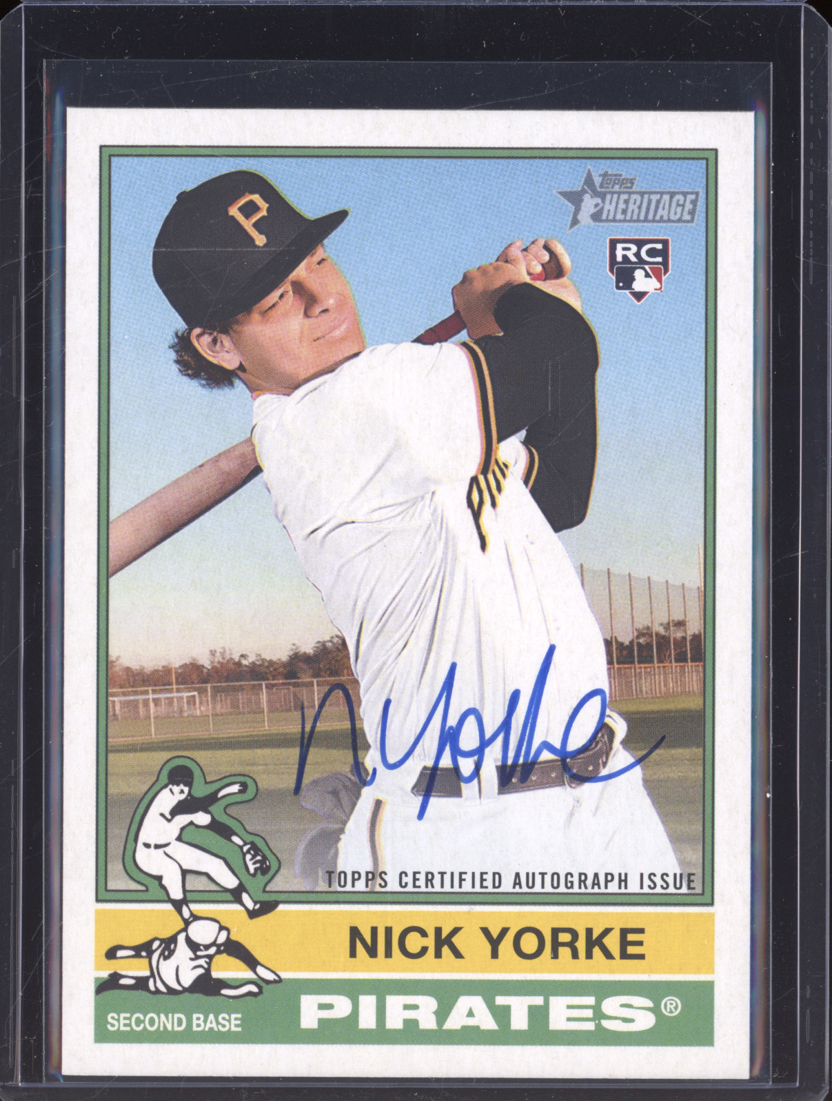 2025 Topps Heritage High Number Real One Autograph #ROA-NY Nick Yorke — front