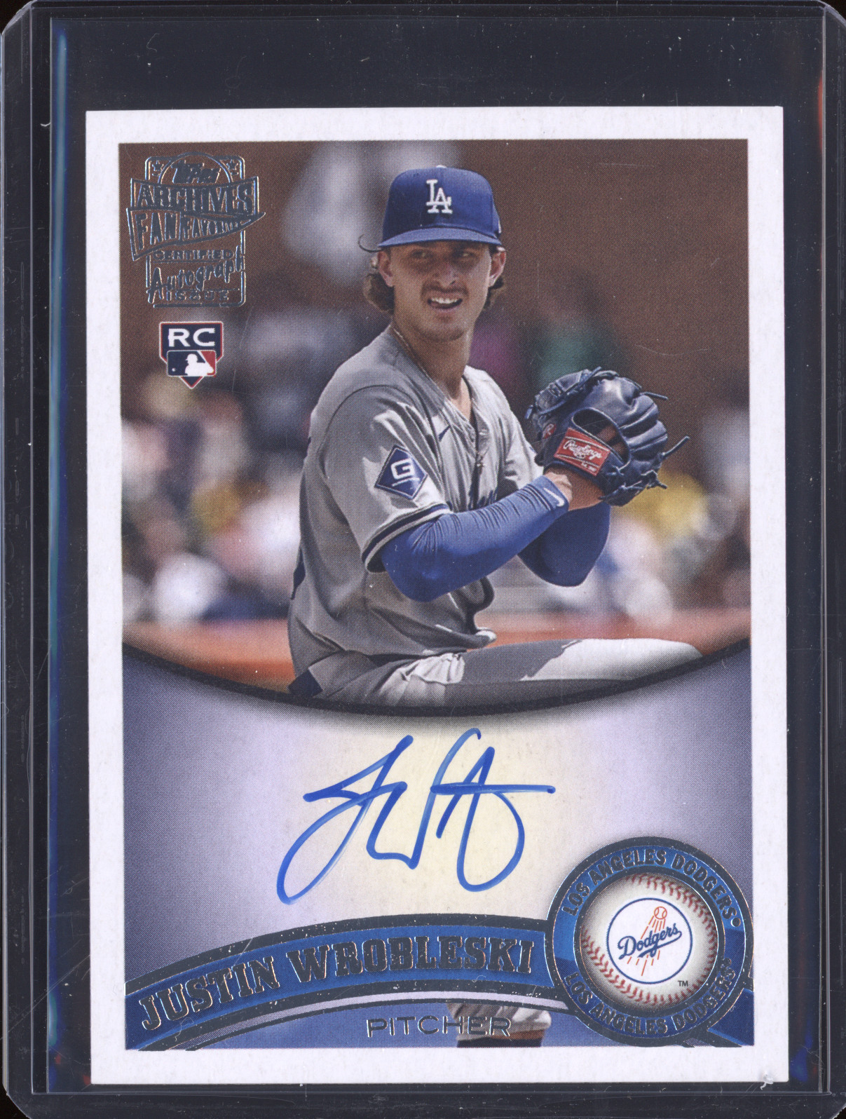 2025 Topps Archives #11FFA-JW Justin Wrobleski — front