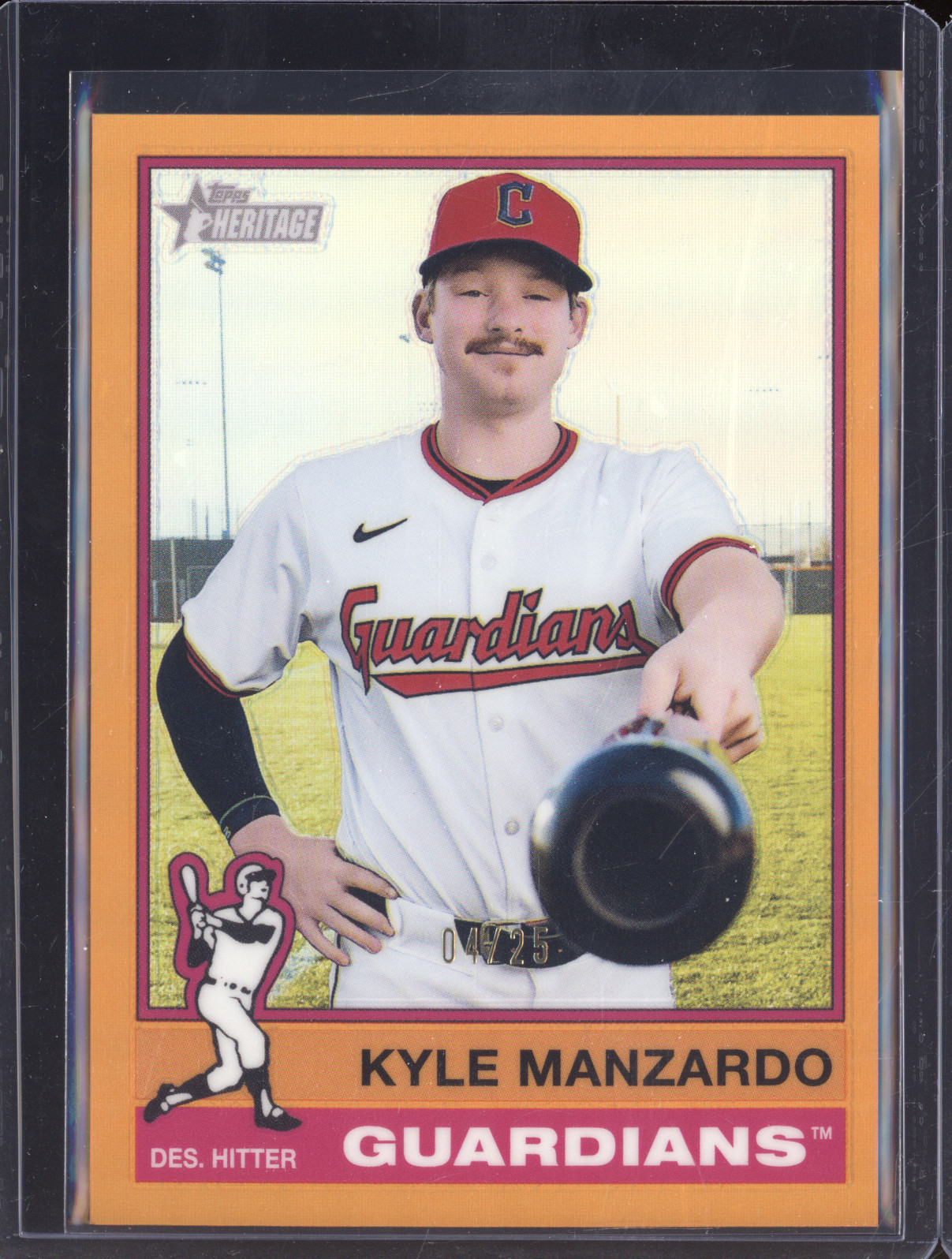 2025 Topps Heritage High Number #630 Kyle Manzardo — front