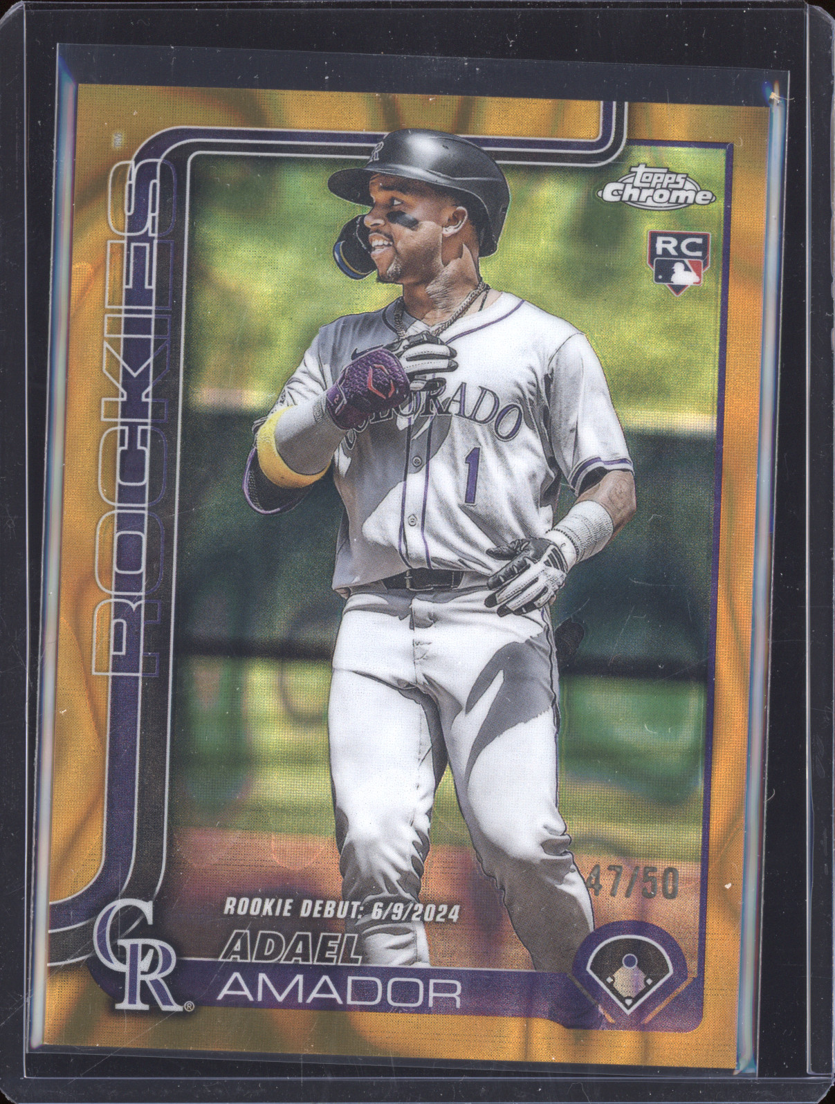 2025 Topps Chrome Update #USC143 Adael Amador — front