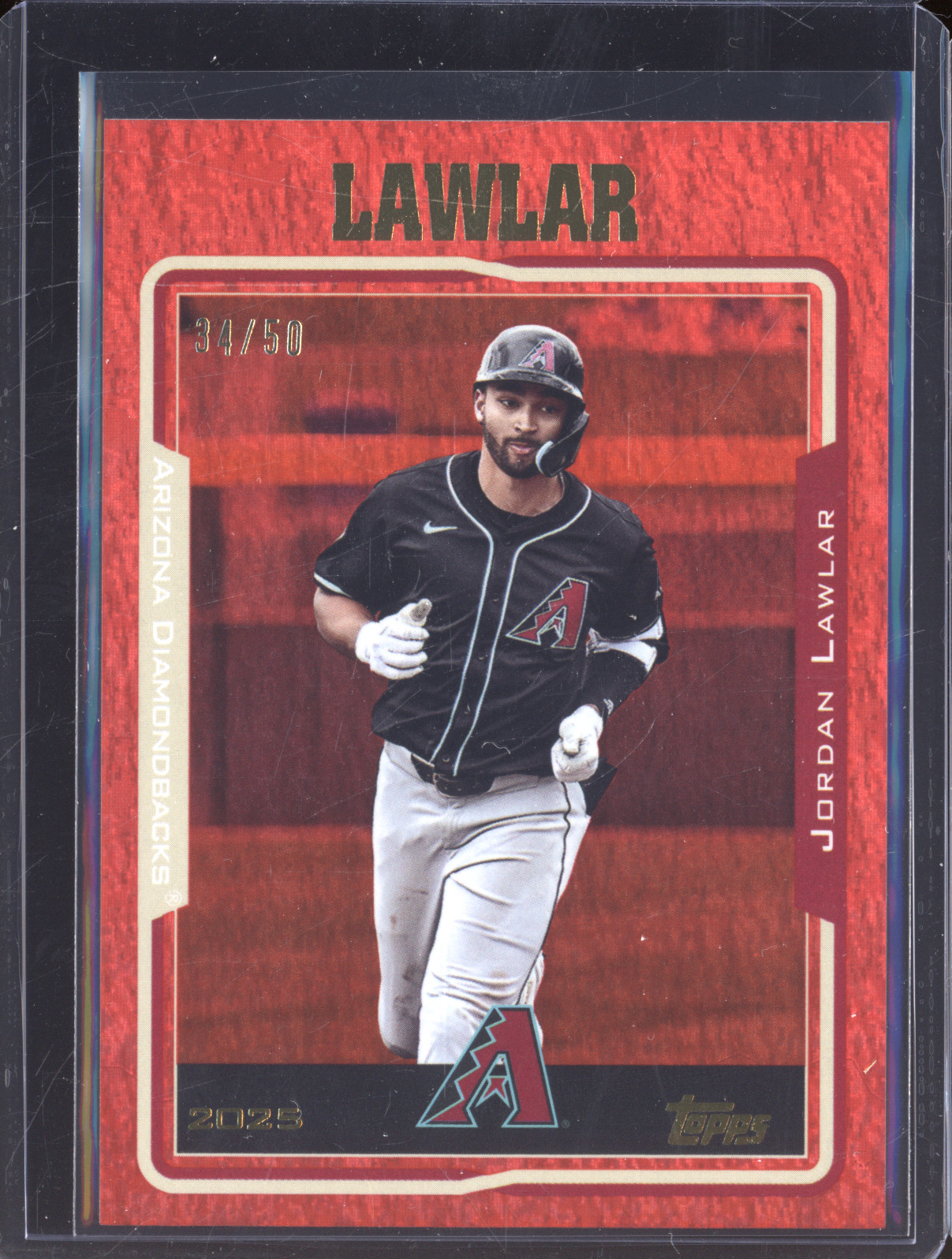 2023 Topps #34/50 Jordan Lawlar — front