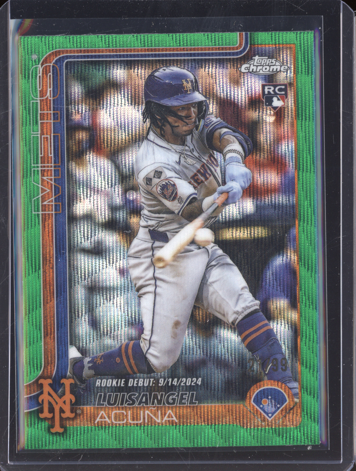 2025 Topps Chrome #56 Luisangel Acuna — front
