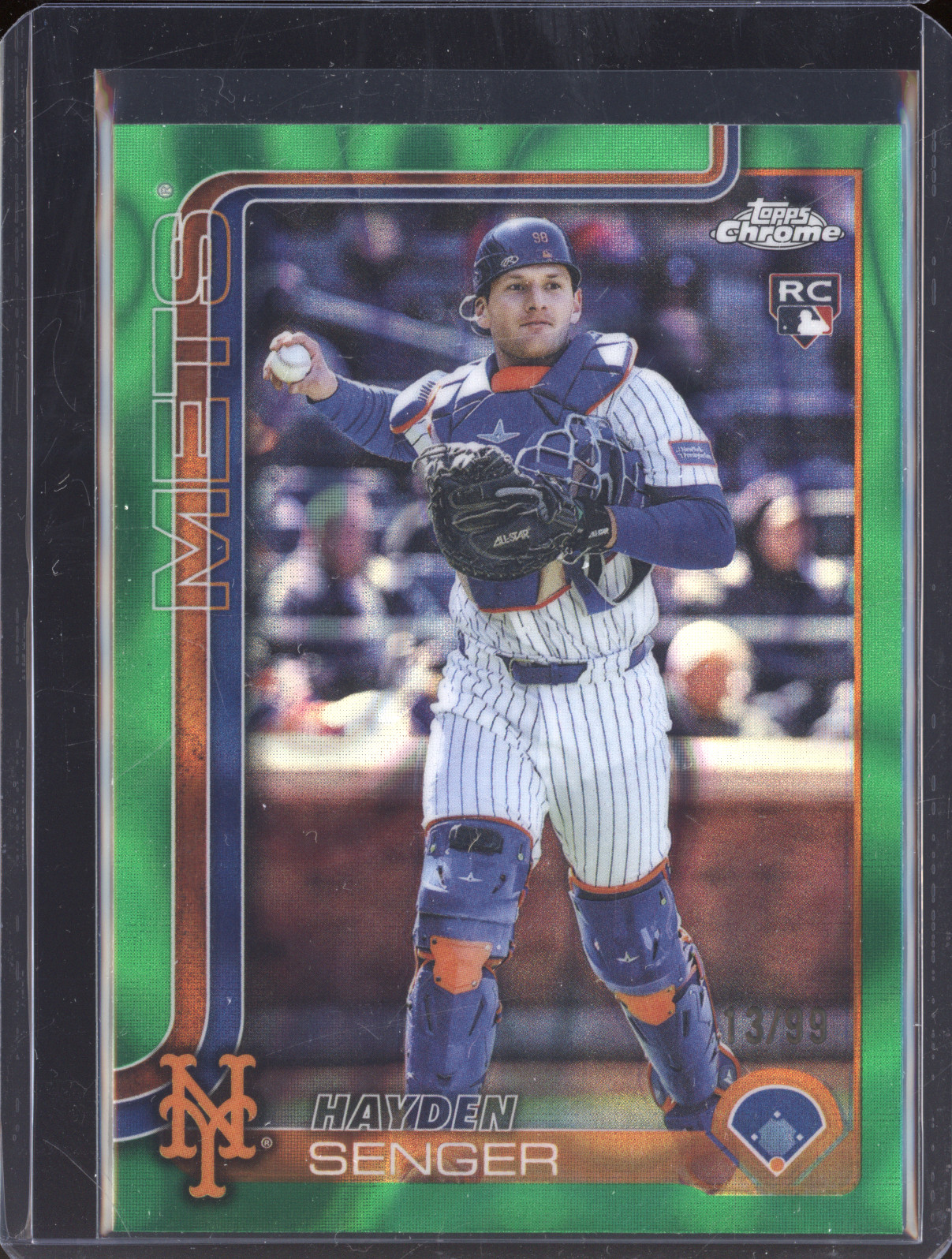 2025 Topps Chrome Update #USC128 Hayden Senger Rookie — front