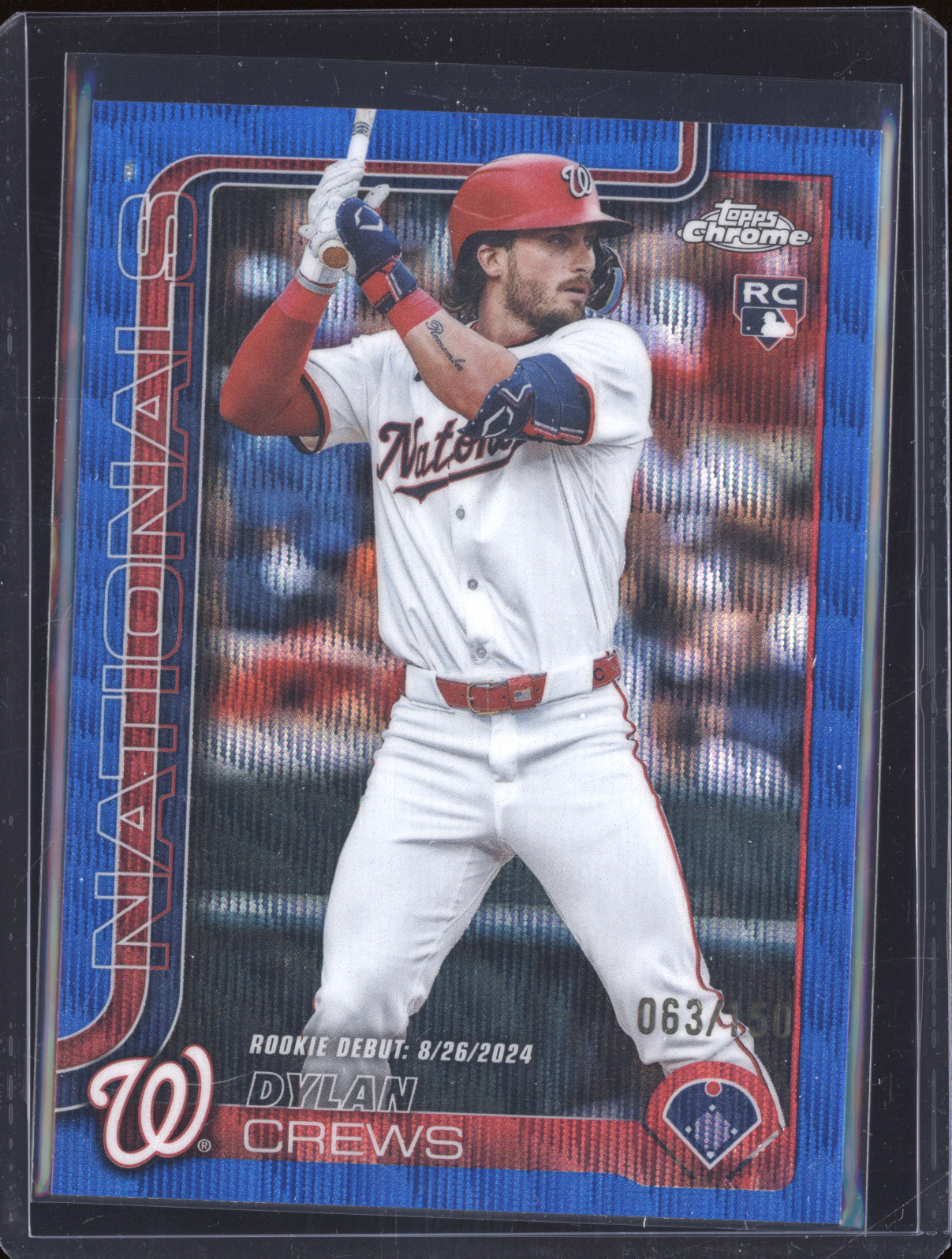 2025 Topps Chrome Update #USC190 Dylan Crews — front