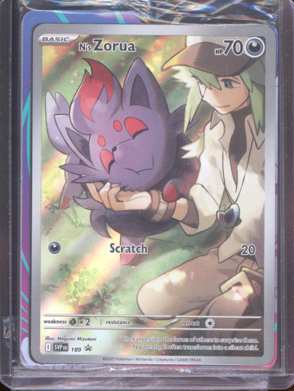 2025 Pokemon #189 N's Zorua — front