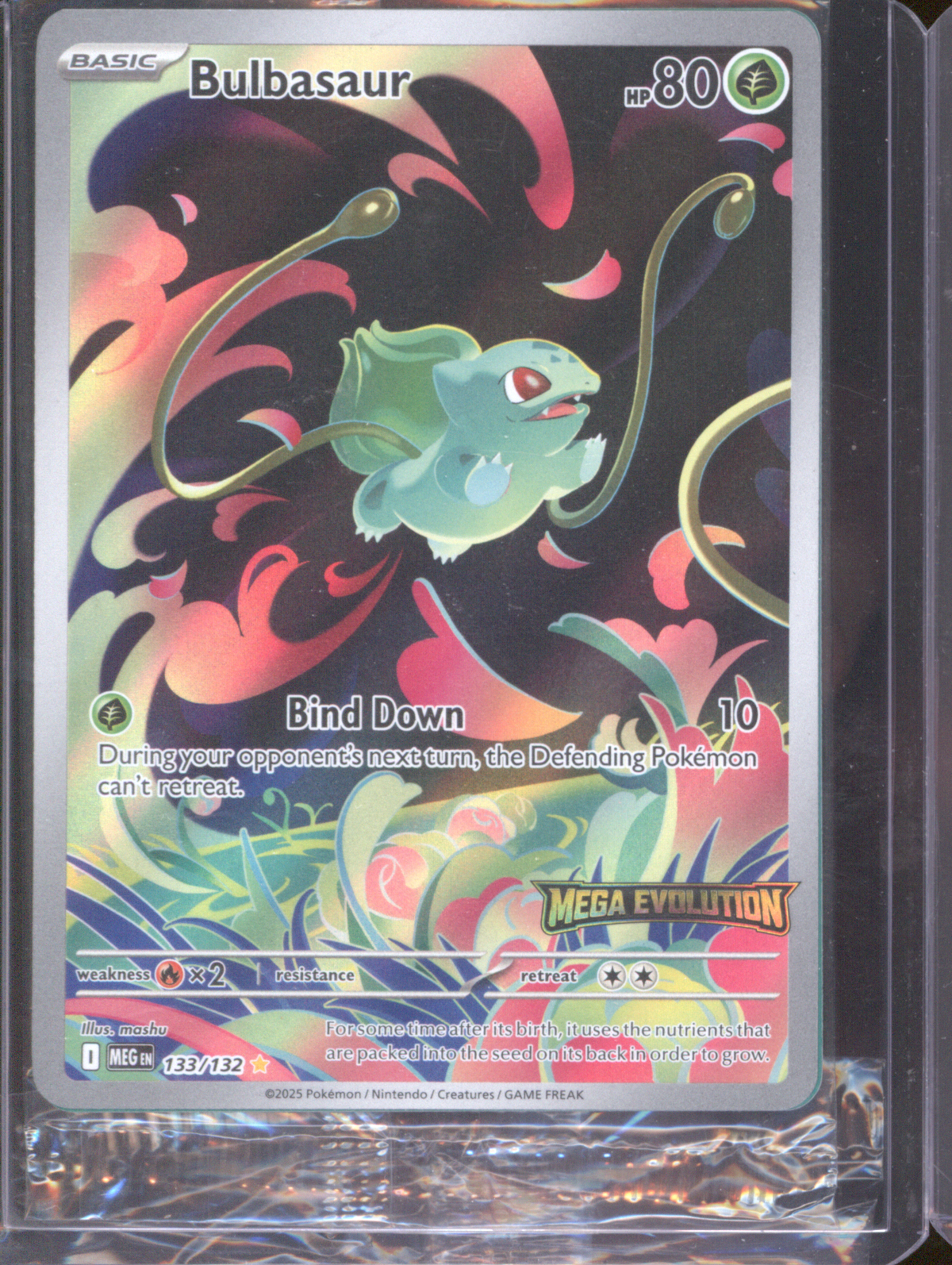 2025 Pokemon Mega Evolution #133/132 Bulbasaur — front