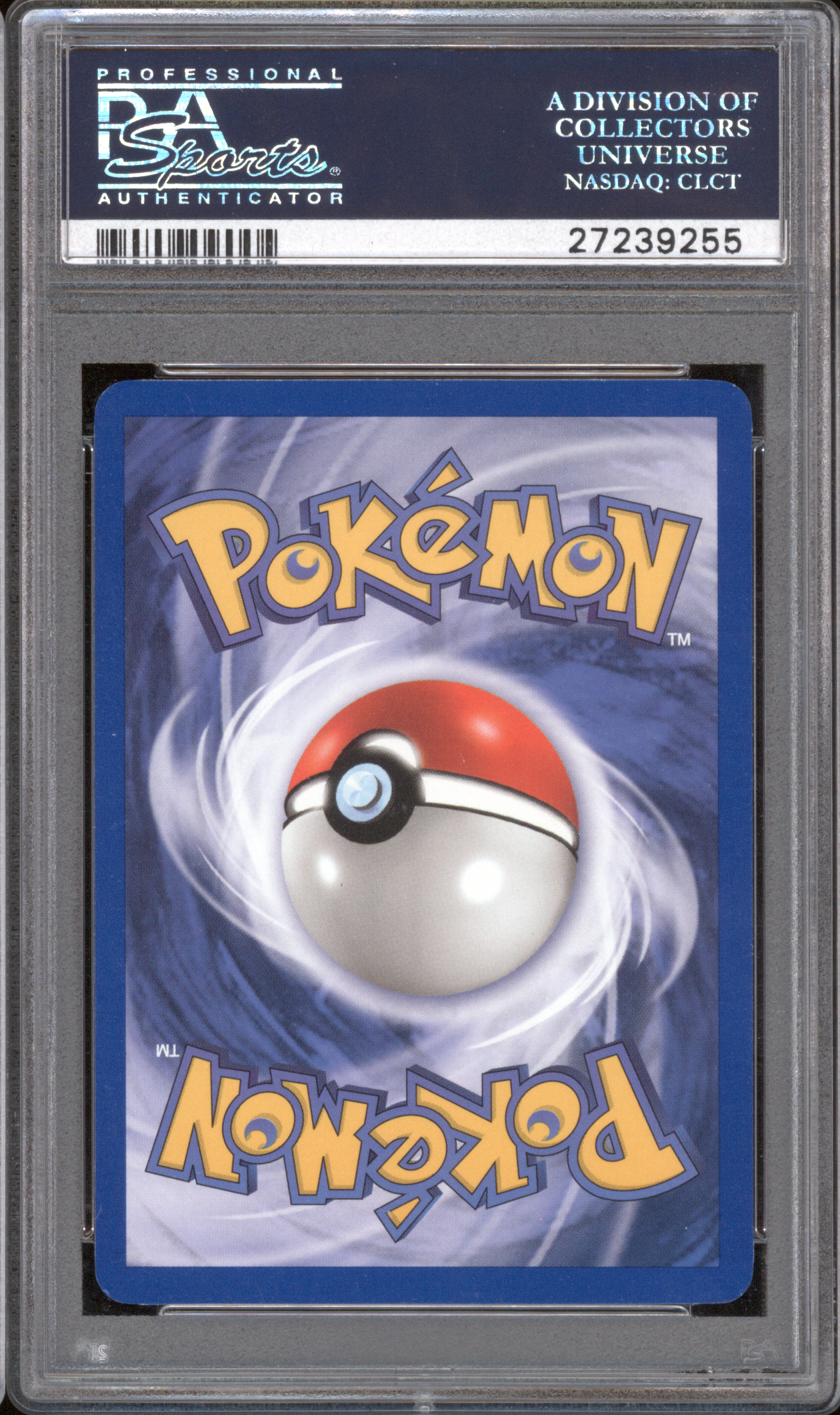 1999 Pokémon Card Back — front