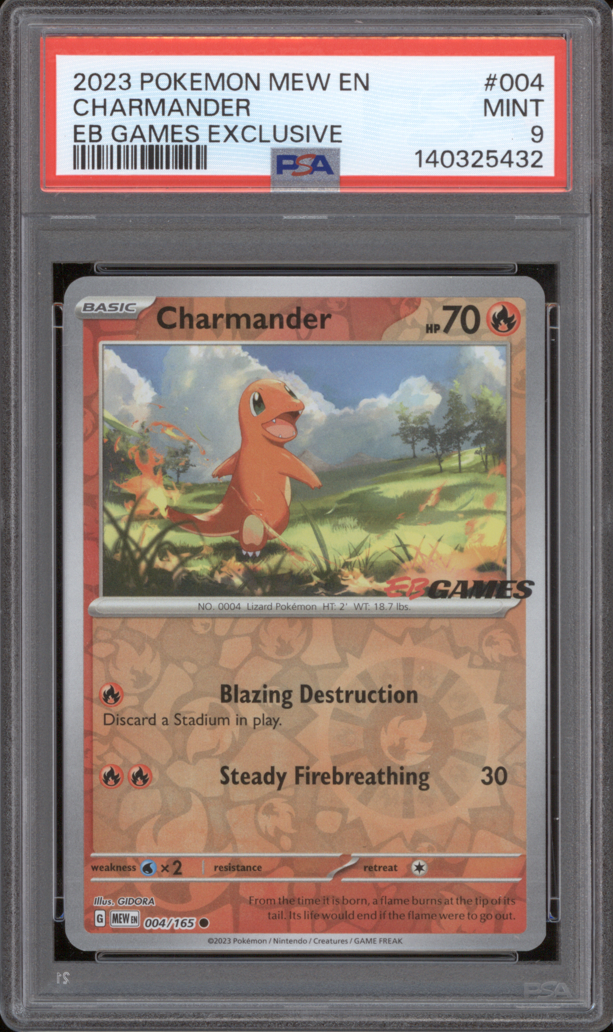 2023 Pokémon MEW EN #004 Charmander — front